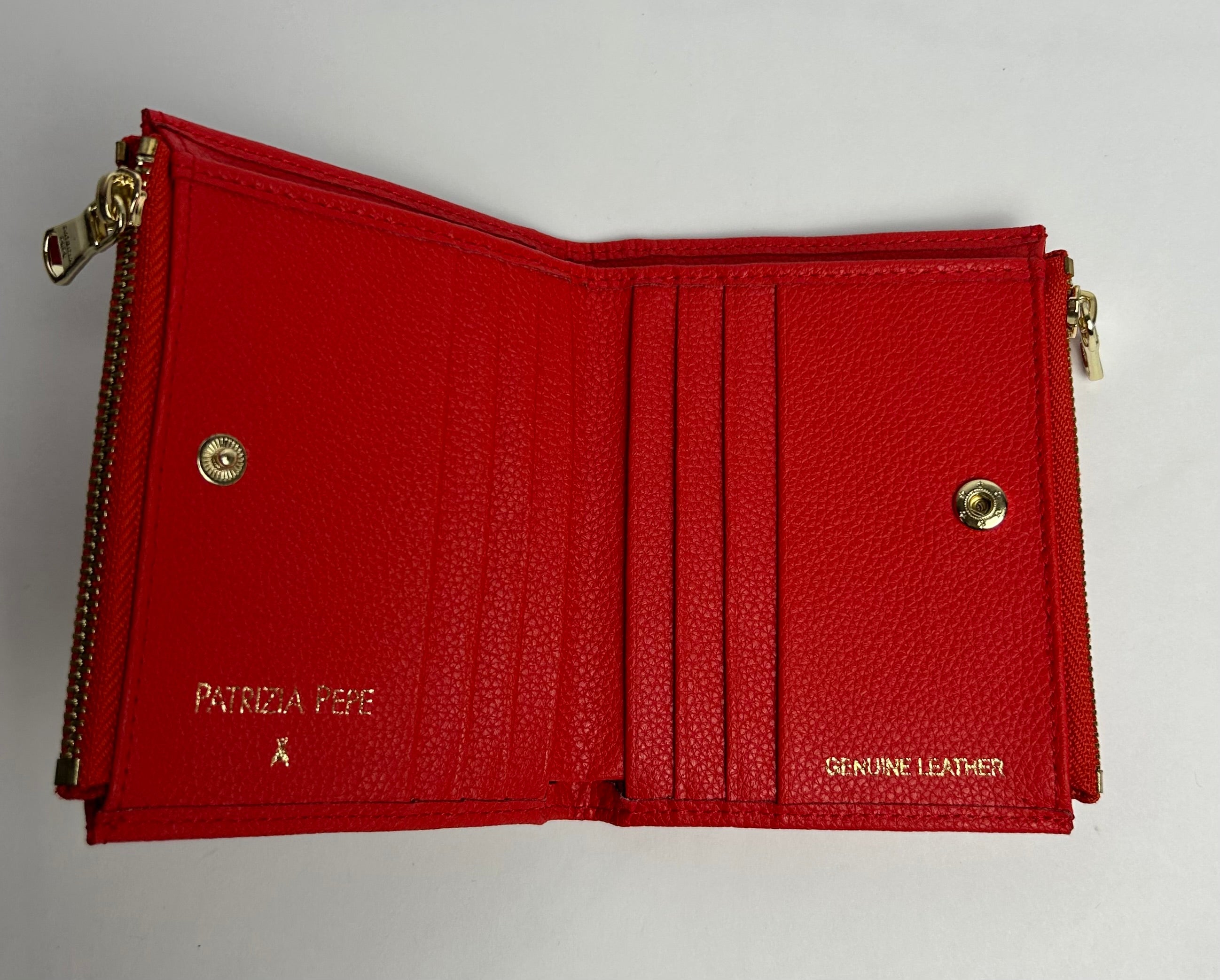 Portafoglio Double Zip, Red - Patrizia Pepe