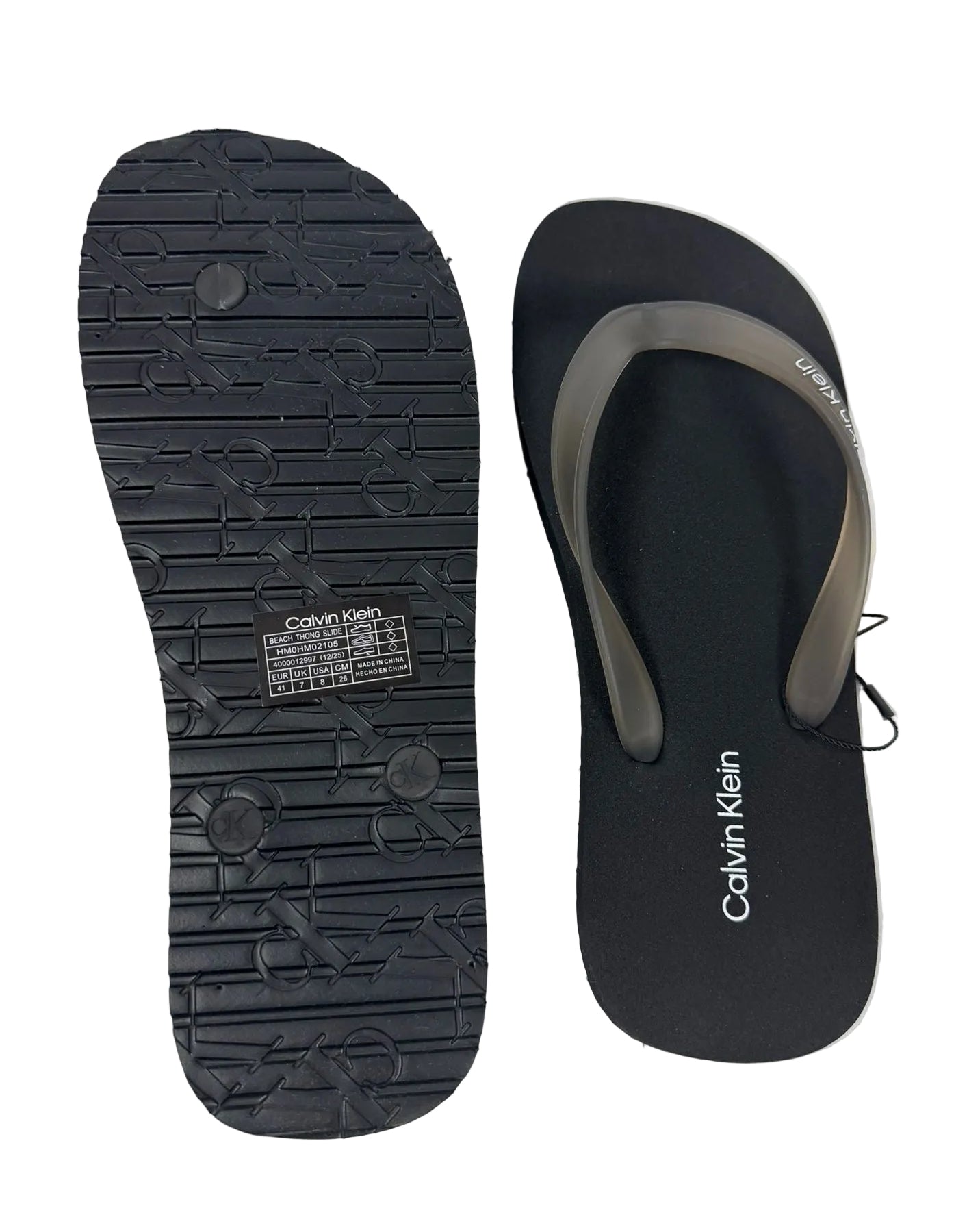 Infradito Basic Gomma, Nero - Calvin Klein