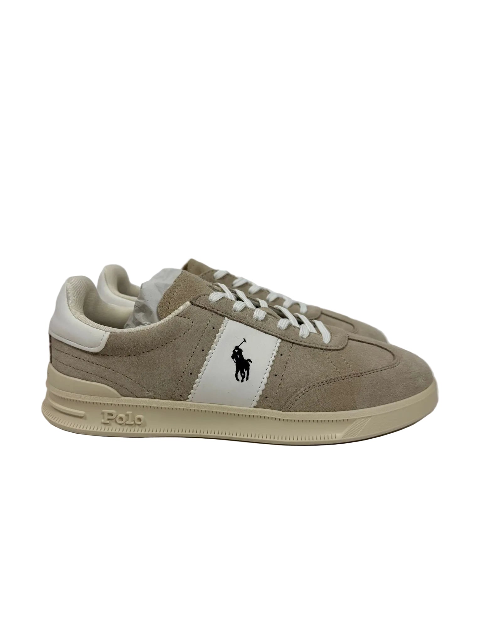 Sneakers Suede, Beige/Bianco - Polo Ralph Lauren