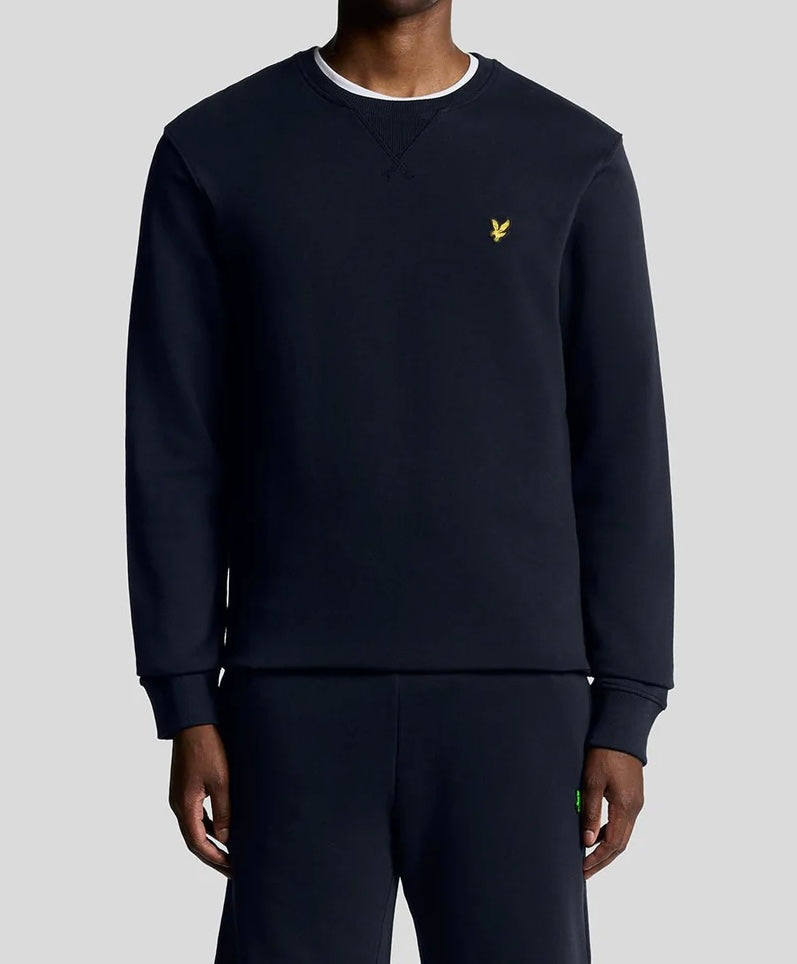 Felpa Girocollo, Blu Scuro - Lyle&Scott