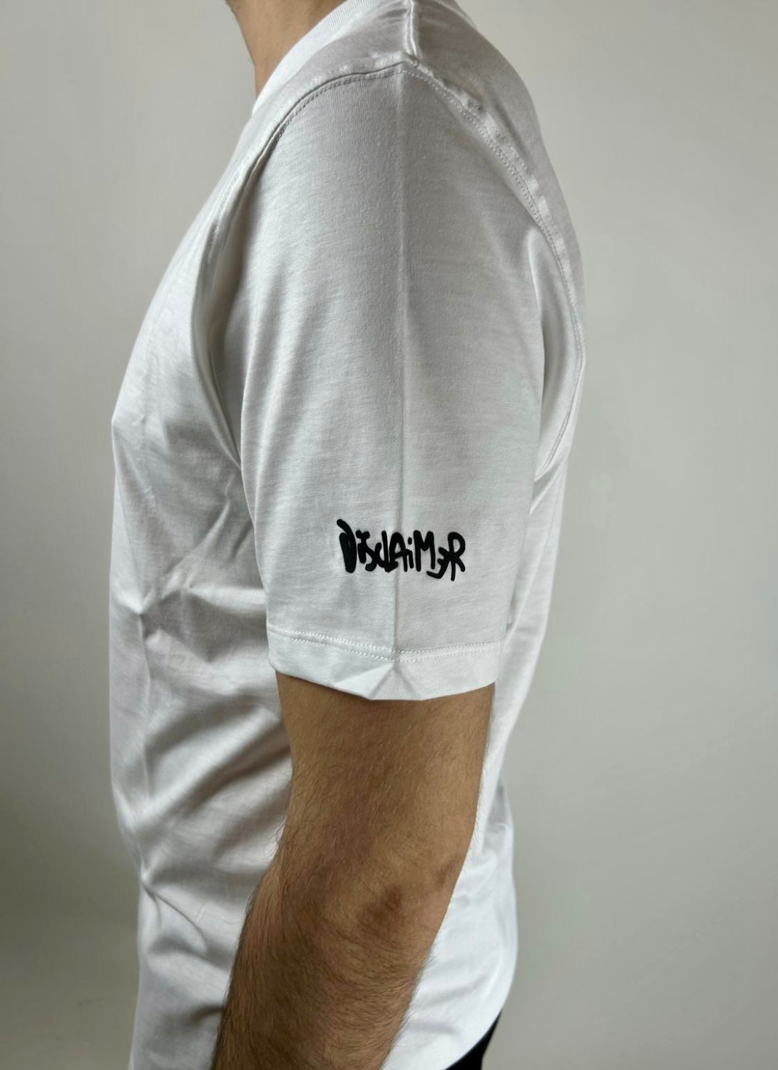 T-shirt DSCL, Bianco/Arancio - Disclaimer