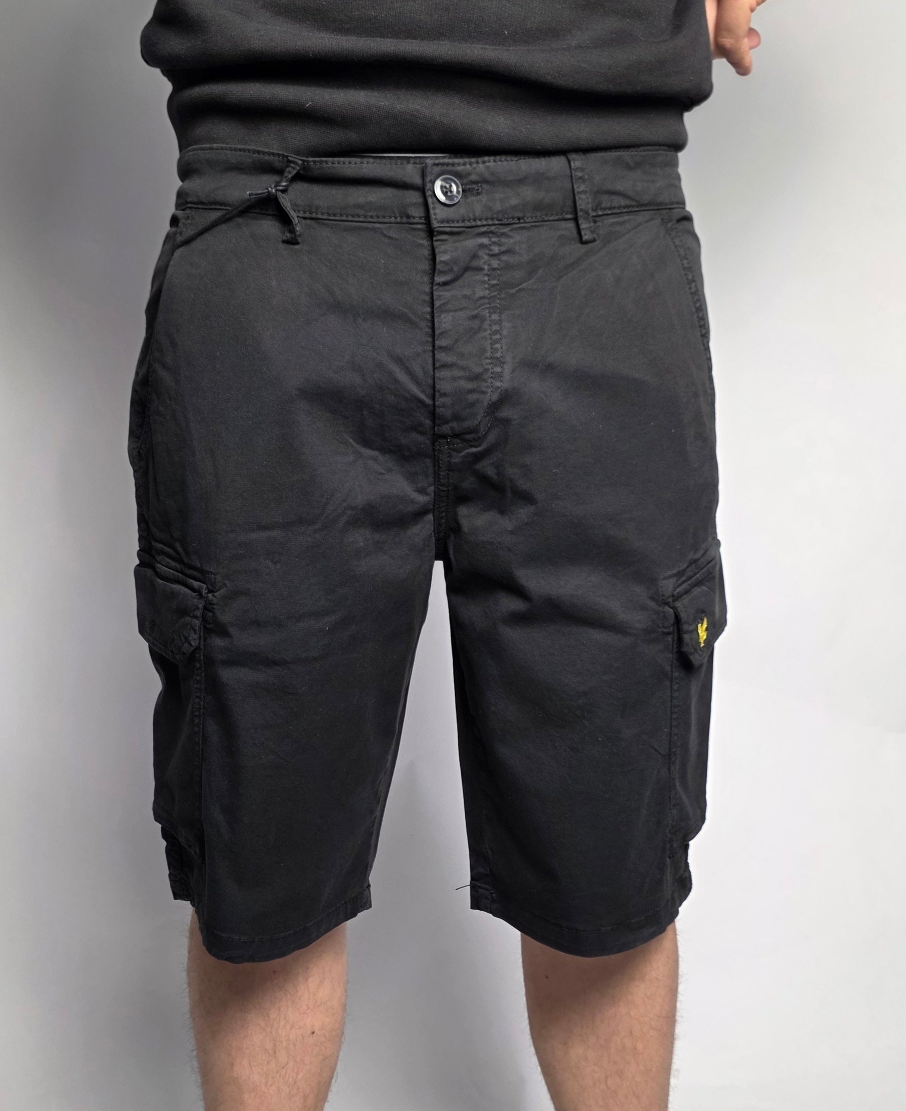 Pantaloncino Cargo Wembley, Nero - Lyle&Scott