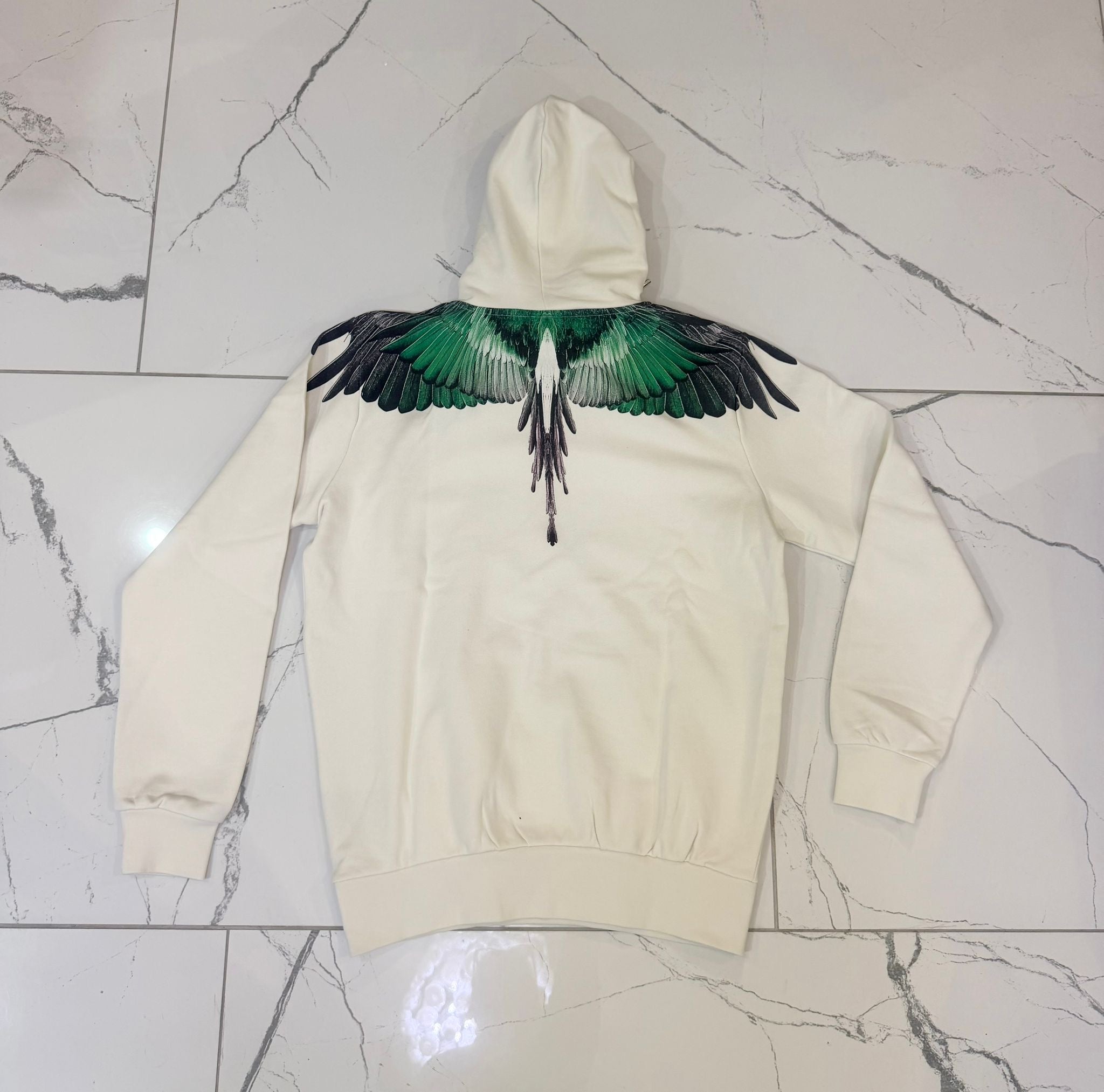 Hoodie Green Wings, Bianco - County of Milan