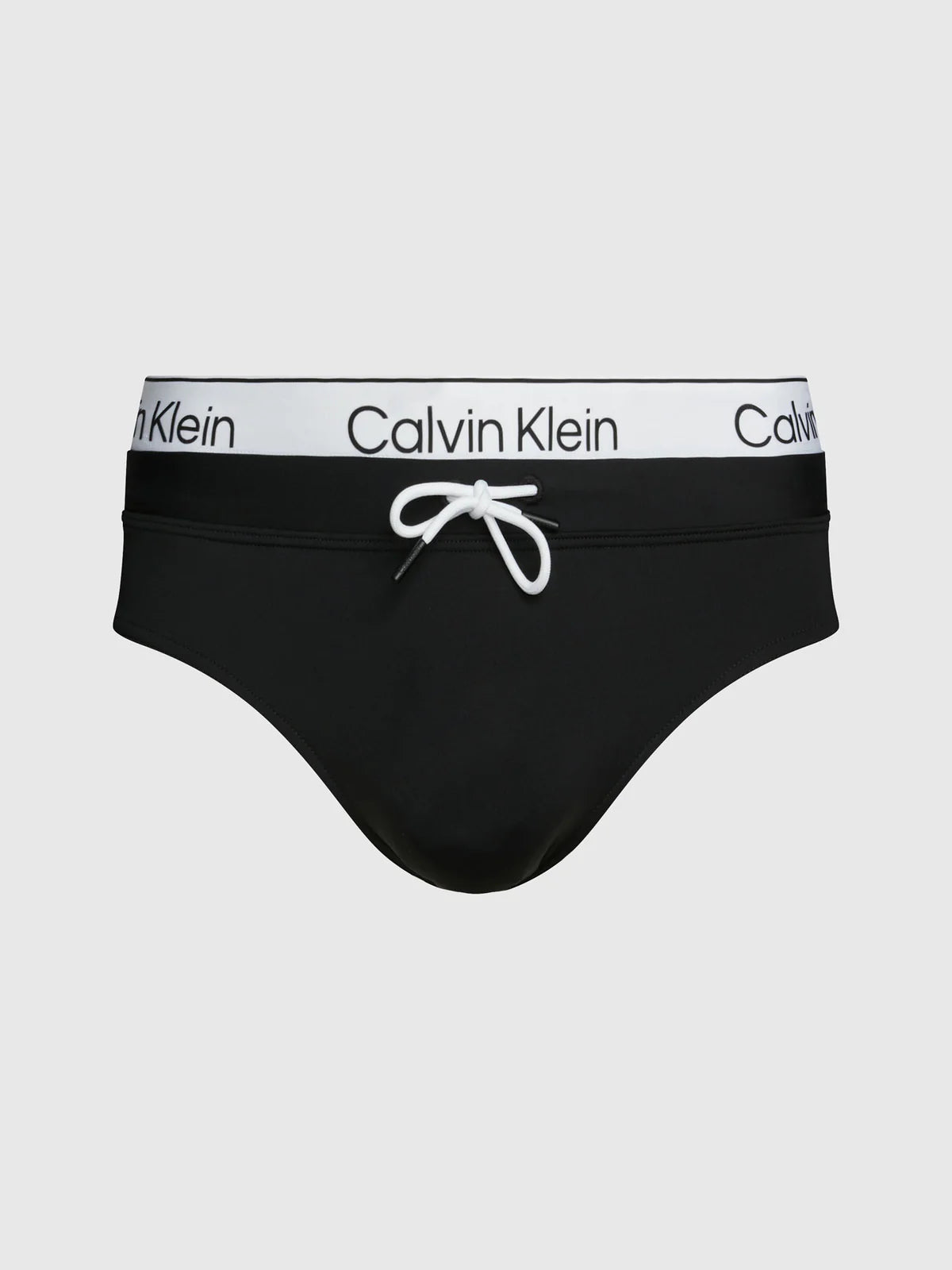 Costume Slip Elastico Logo, Nero/Bianco - Calvin Klein