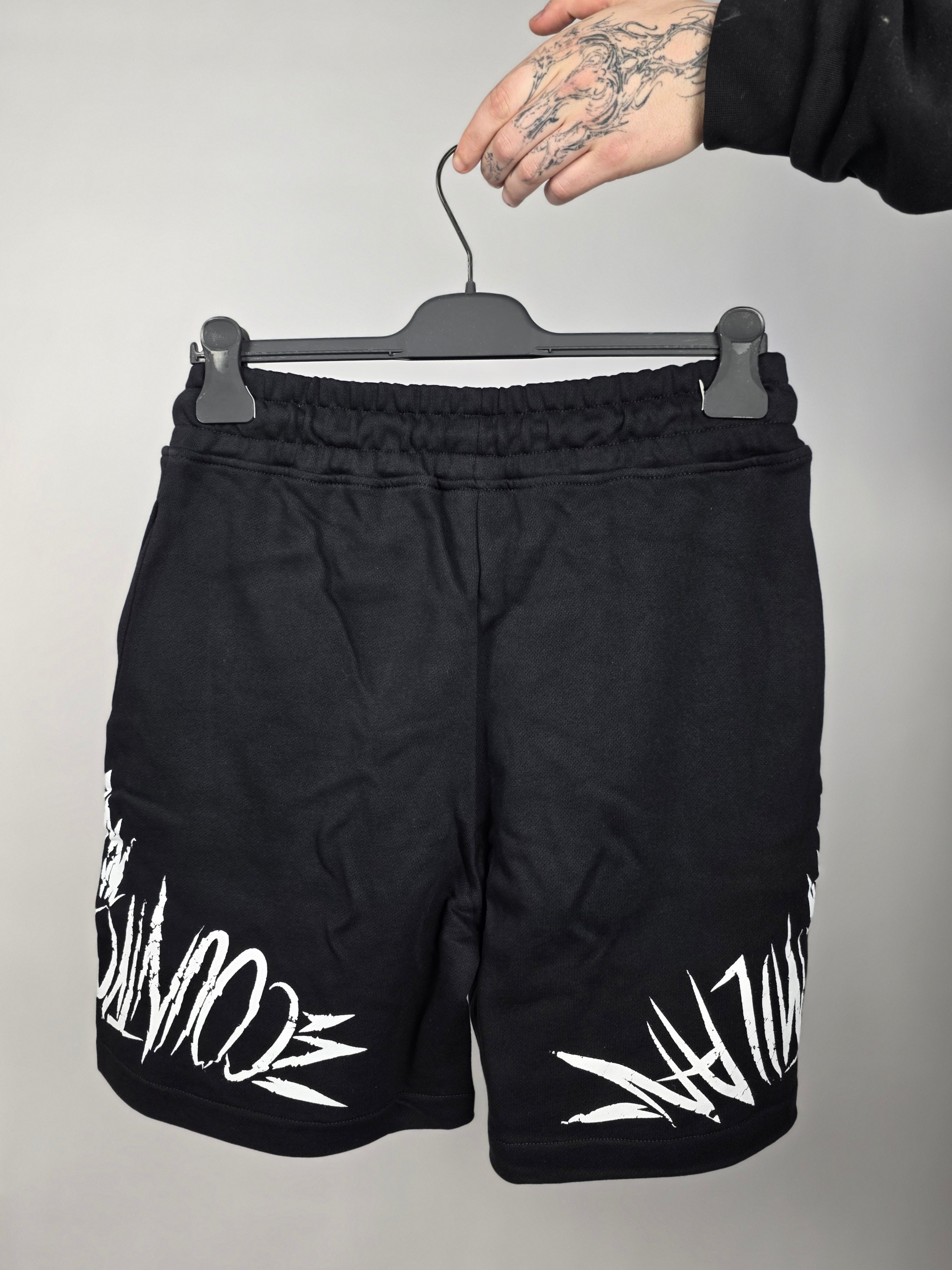 Pantaloncino Logo Stylized, Nero/Bianco - County Of Milan