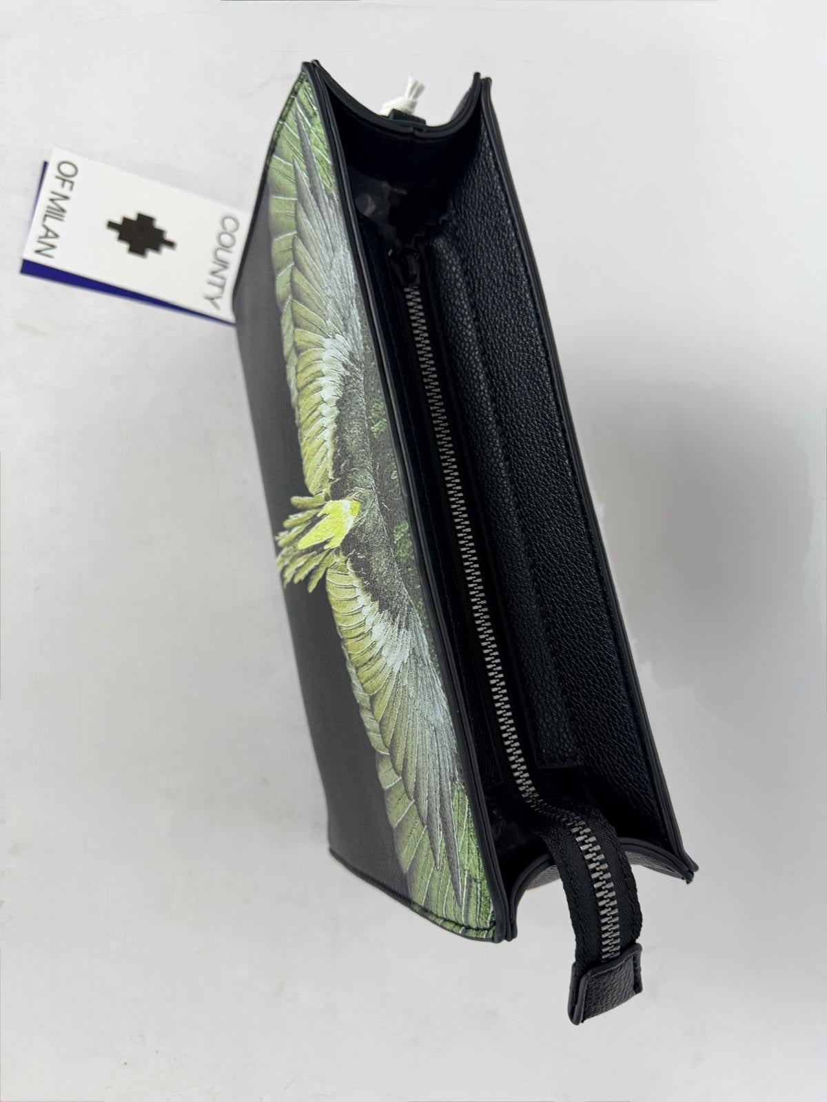 Pochette A Mano Green&Yellow Wings - County Of Milan