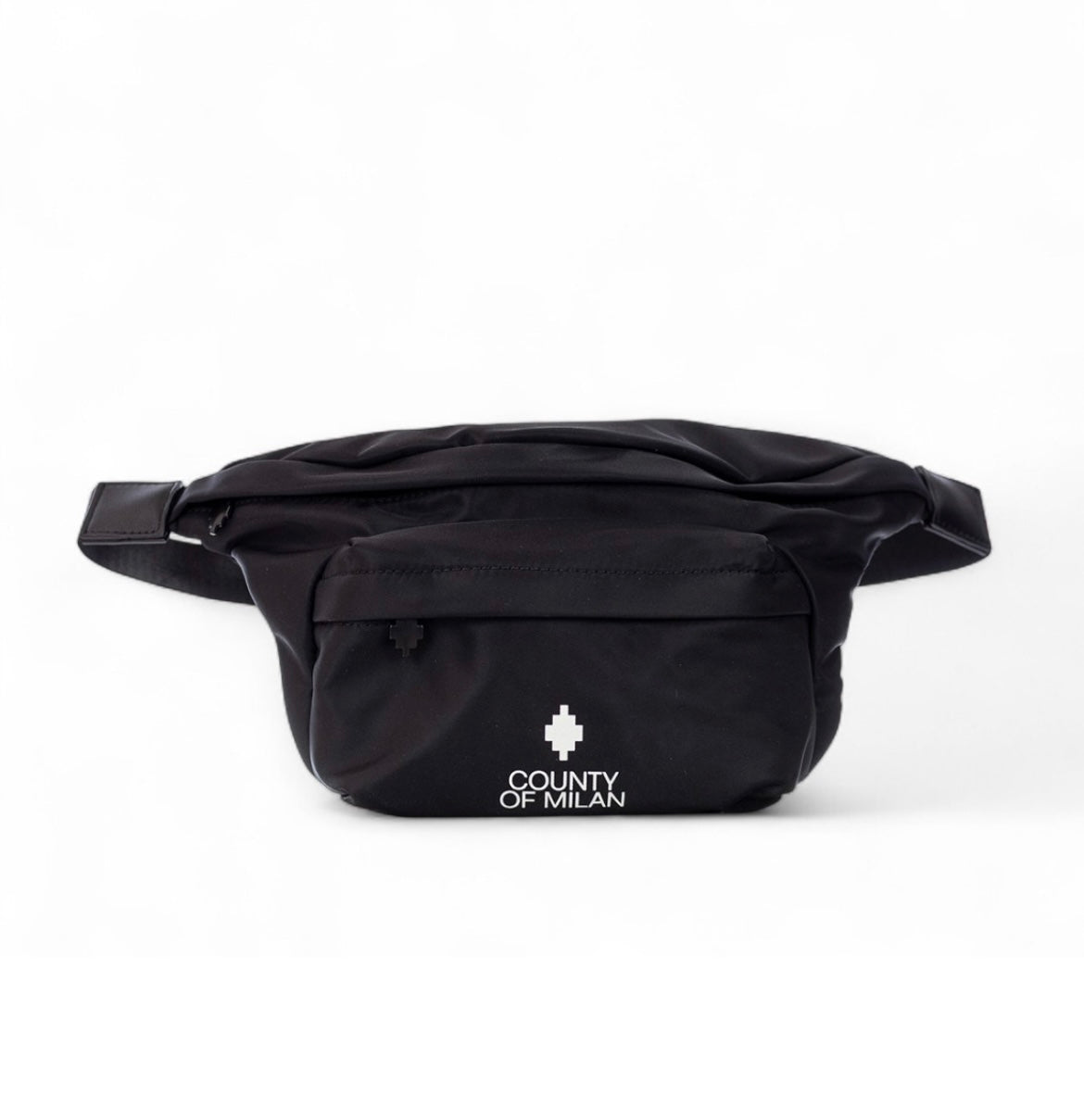 Marsupio Basic Logo, Jet Black - County Of Milan