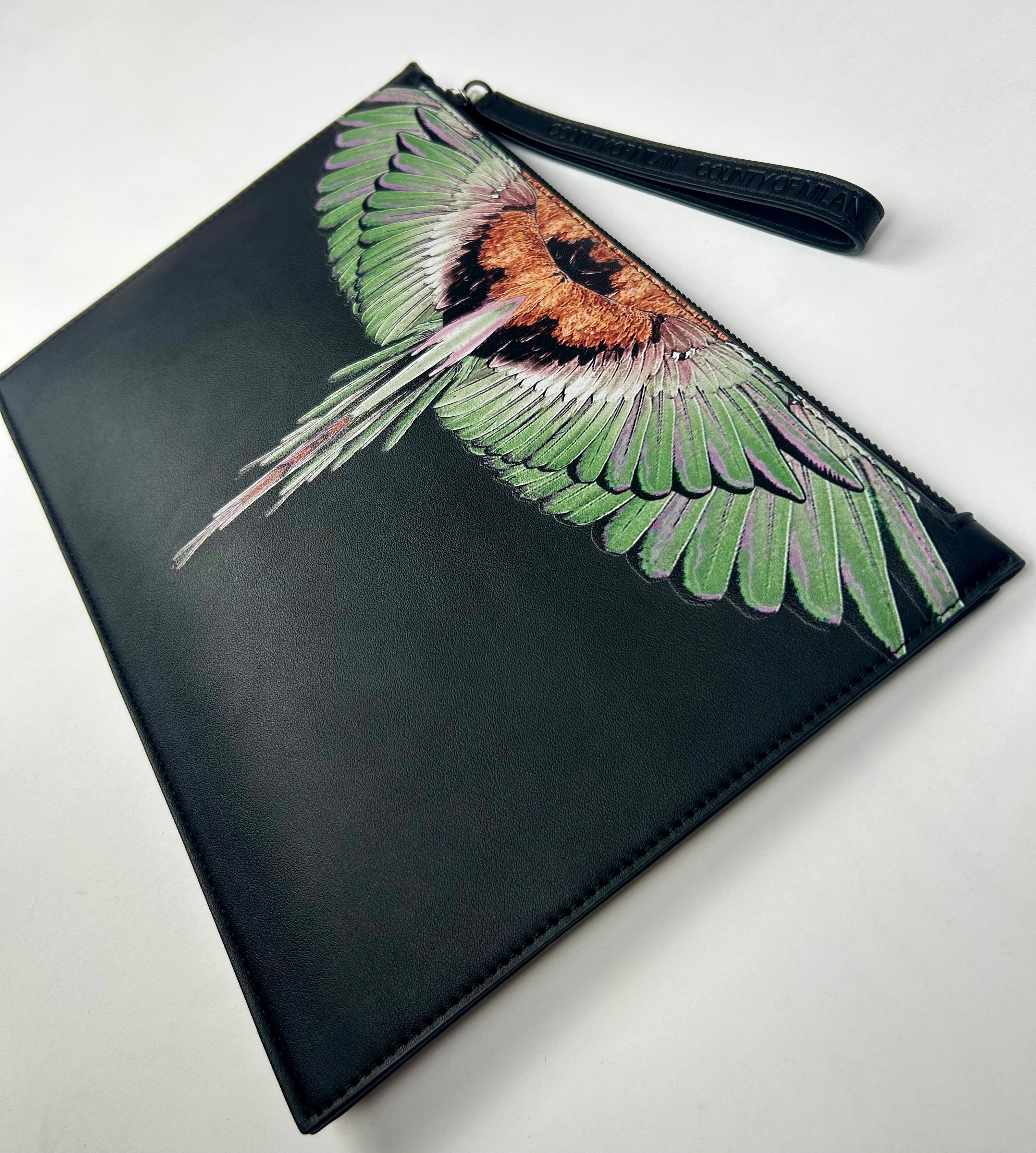 Pochette Green Wings, Jet Black - County Of Milan