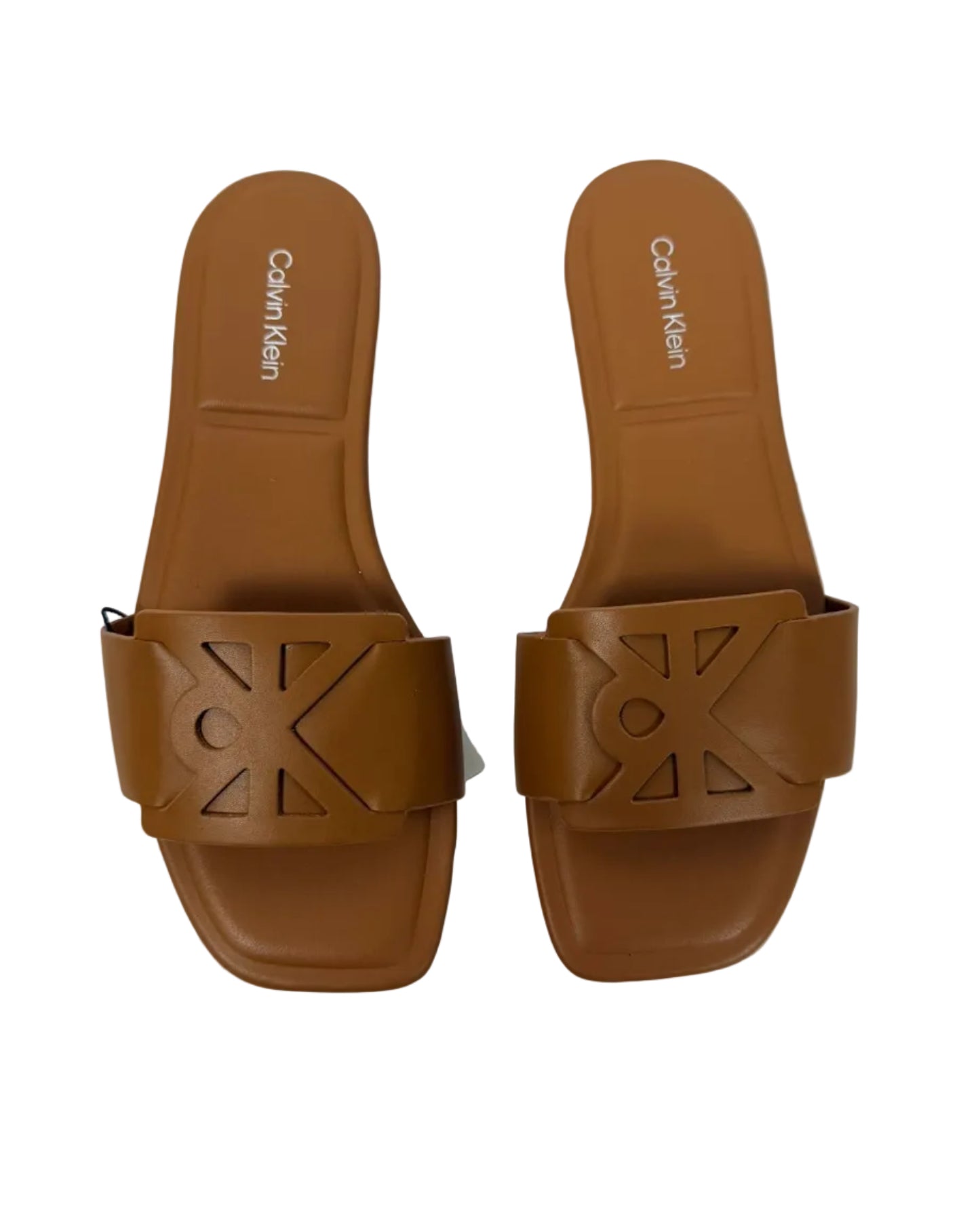 Ciabatta Pelle Fascia, Cuoio - Calvin Klein