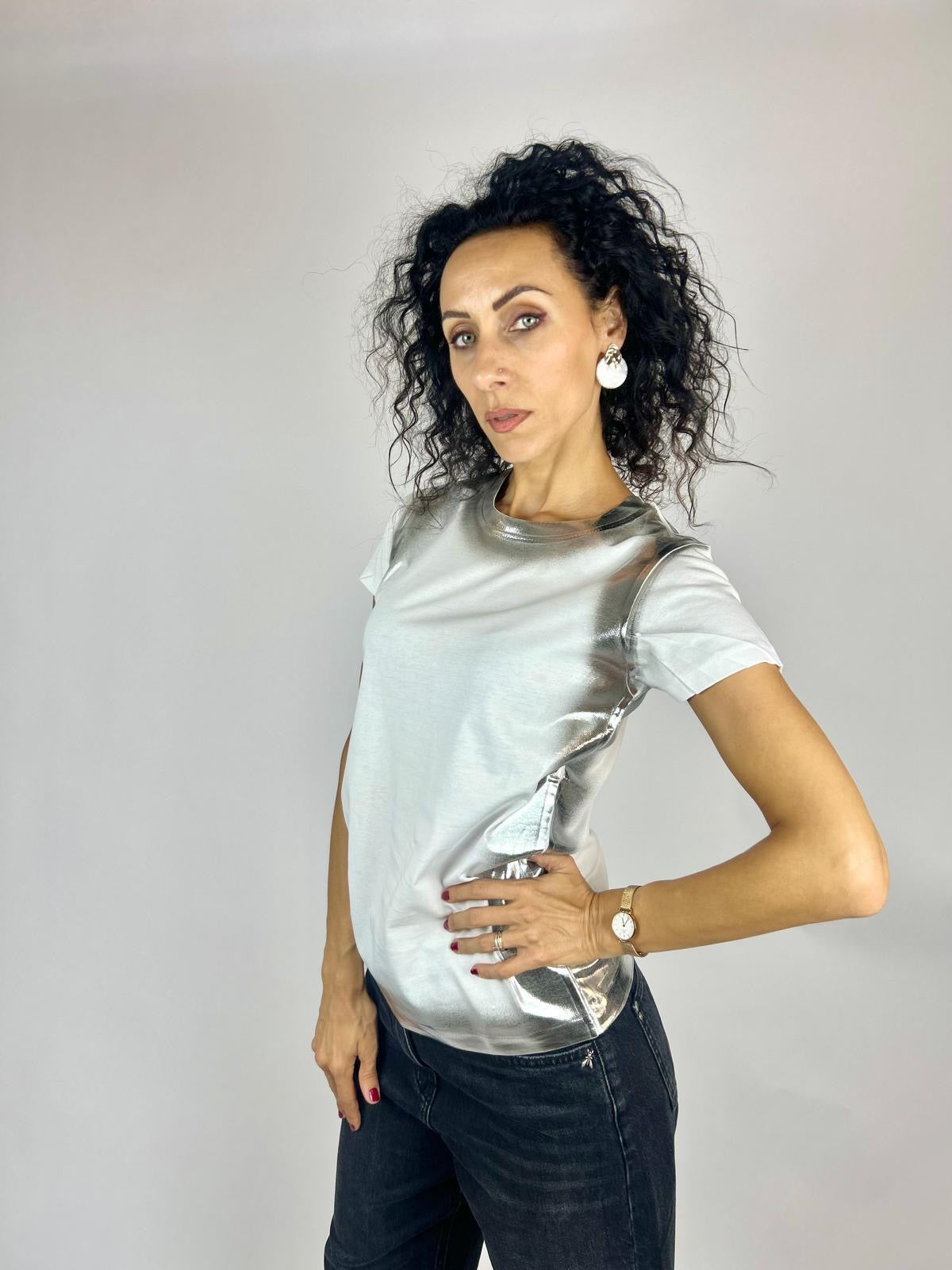 T-shirt Silver - Patrizia Pepe