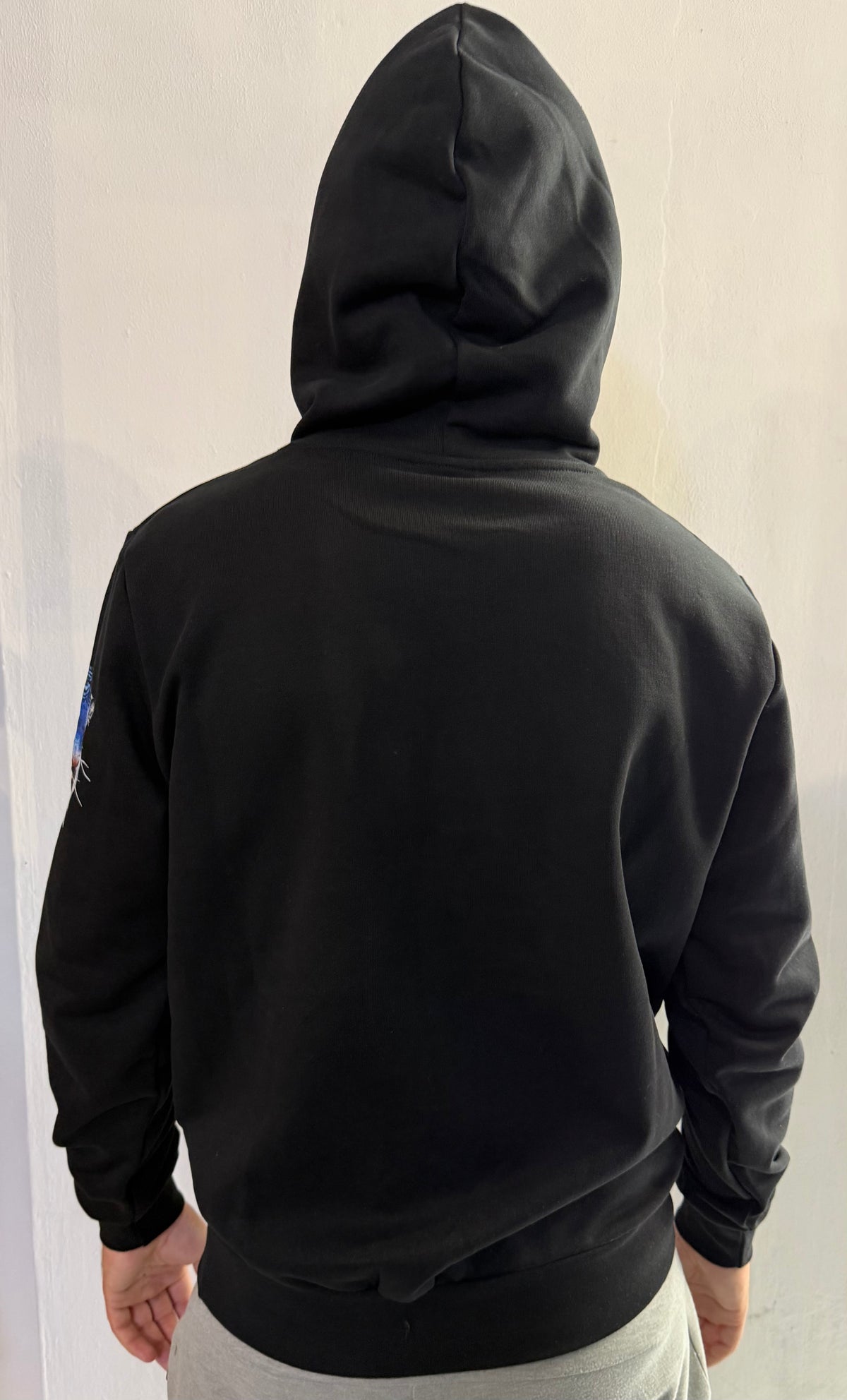 Hoodie Logo&Tiger, Nero -  County of Milan