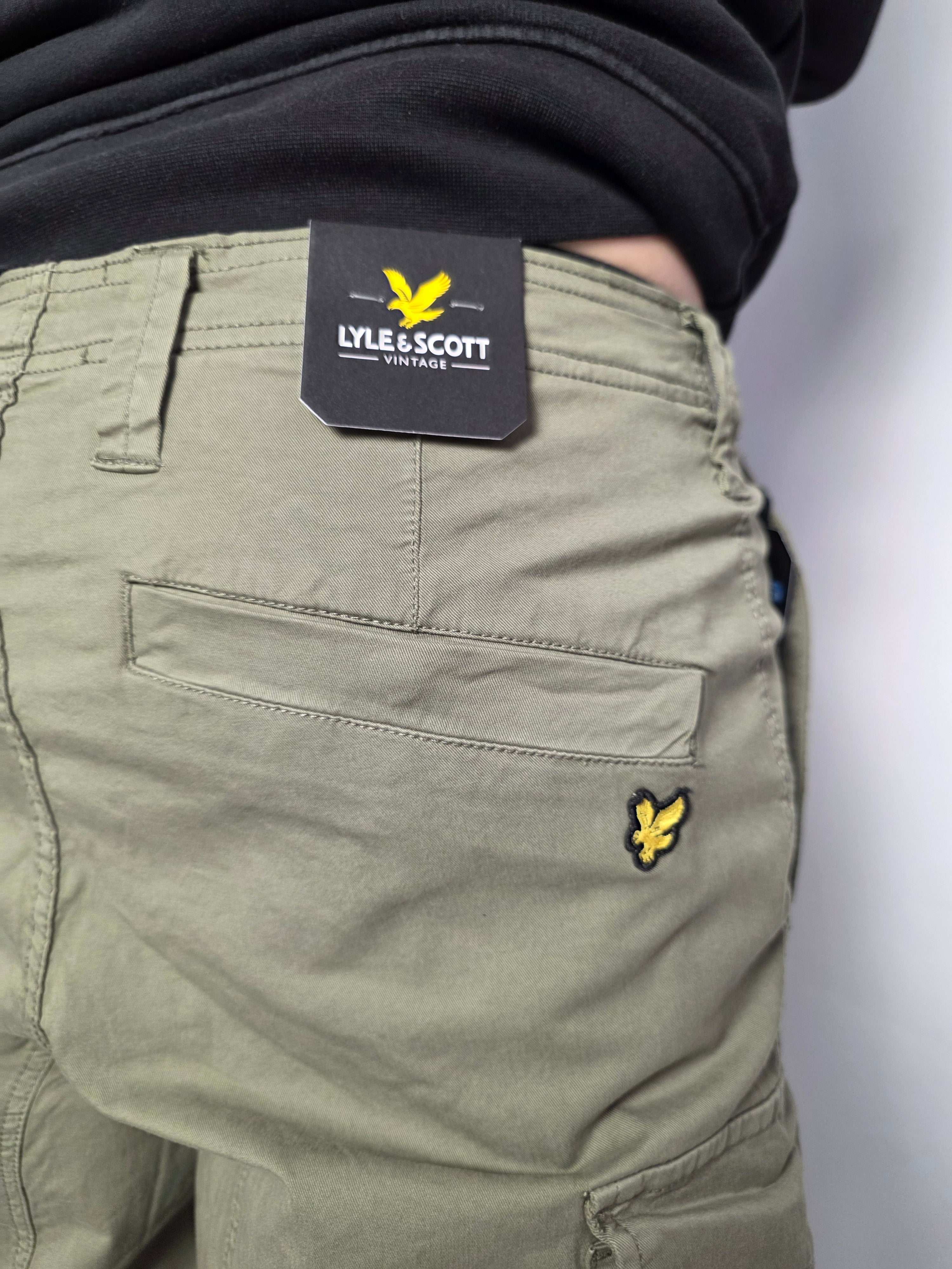 Pantalone New Cargo L&S, Salvia - Lyle&Scott