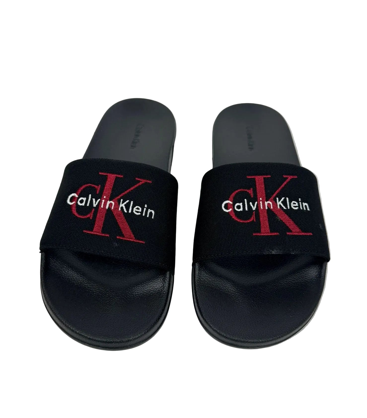 Ciabatta Fascia Logo, Nero/Rosso - Calvin Klein