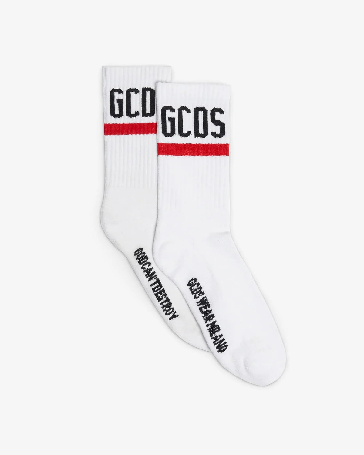 Calzini Logo, Bianco - GCDS