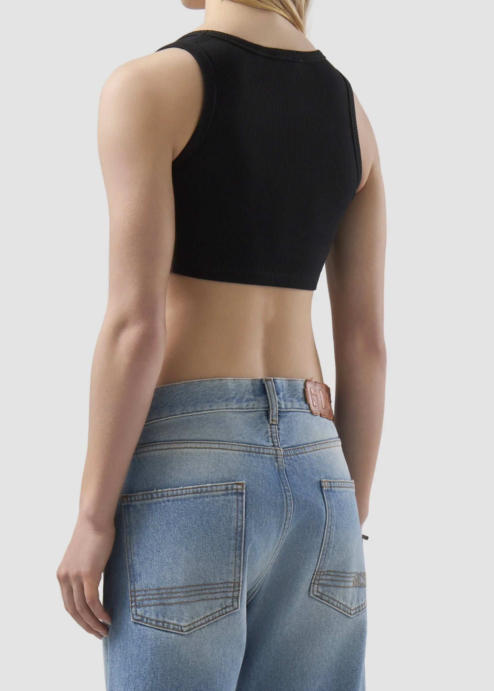 Mini Top Costine, Nero - GCDS
