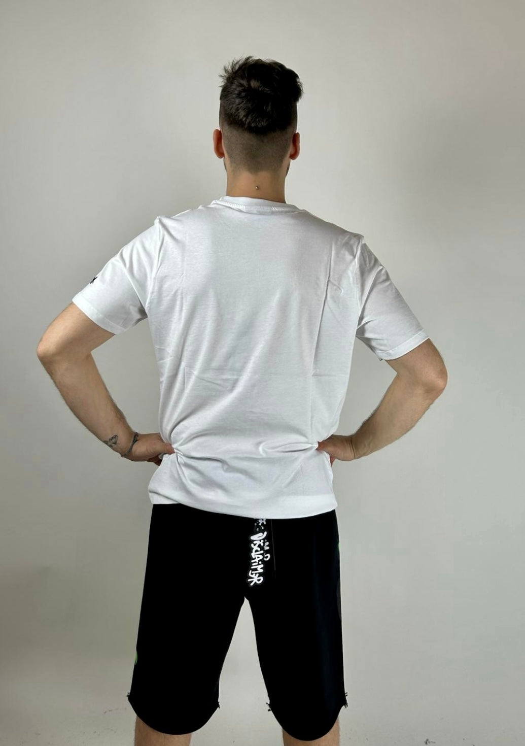 T-shirt DSCL, Bianco/Arancio - Disclaimer
