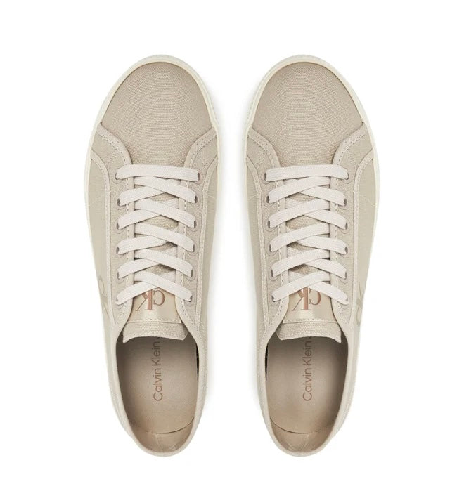Sneakers In Tela, Beige - Calvin Klein