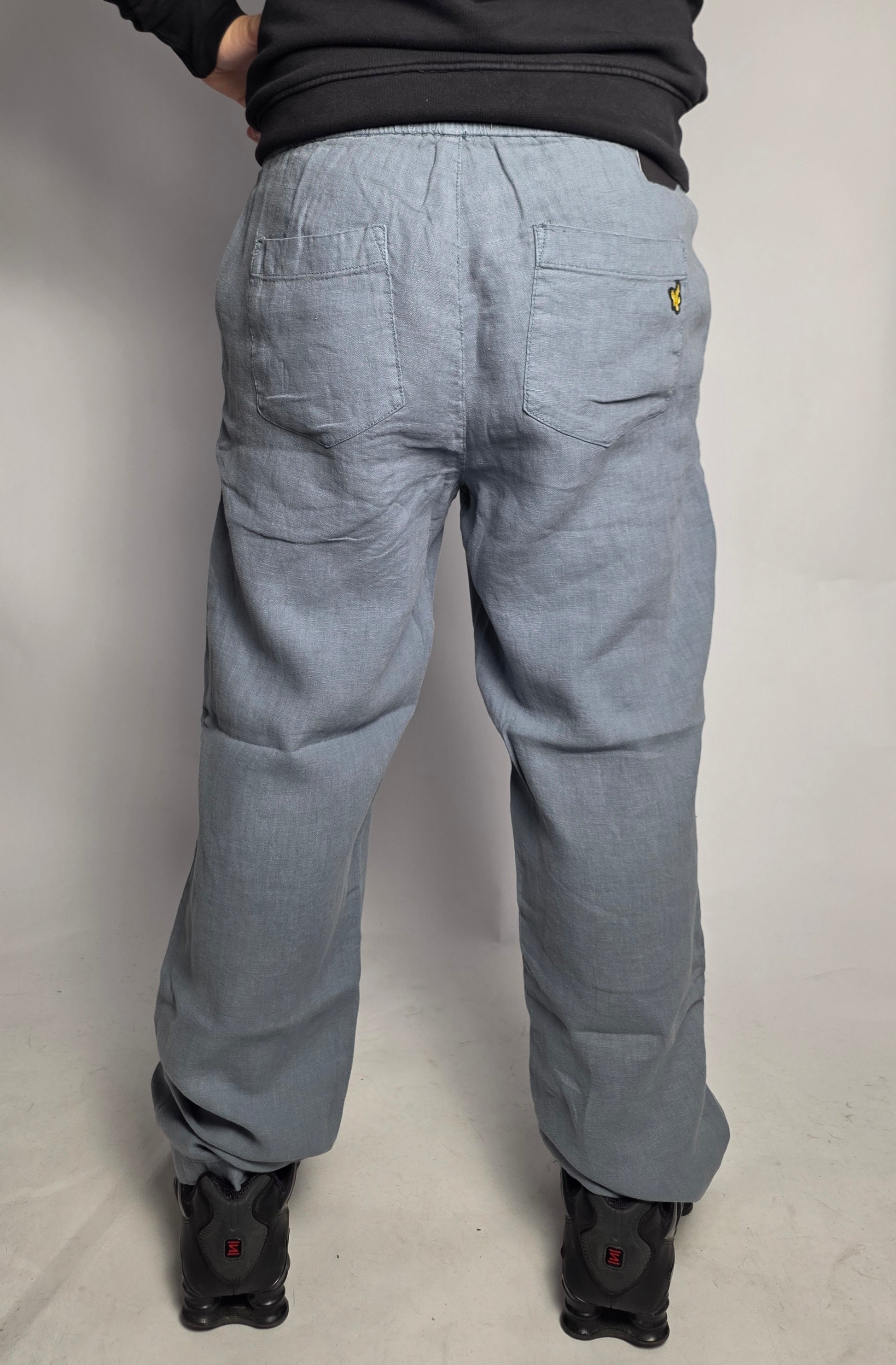Pantalone Chino Lino, Polvere - Lyle&Scott