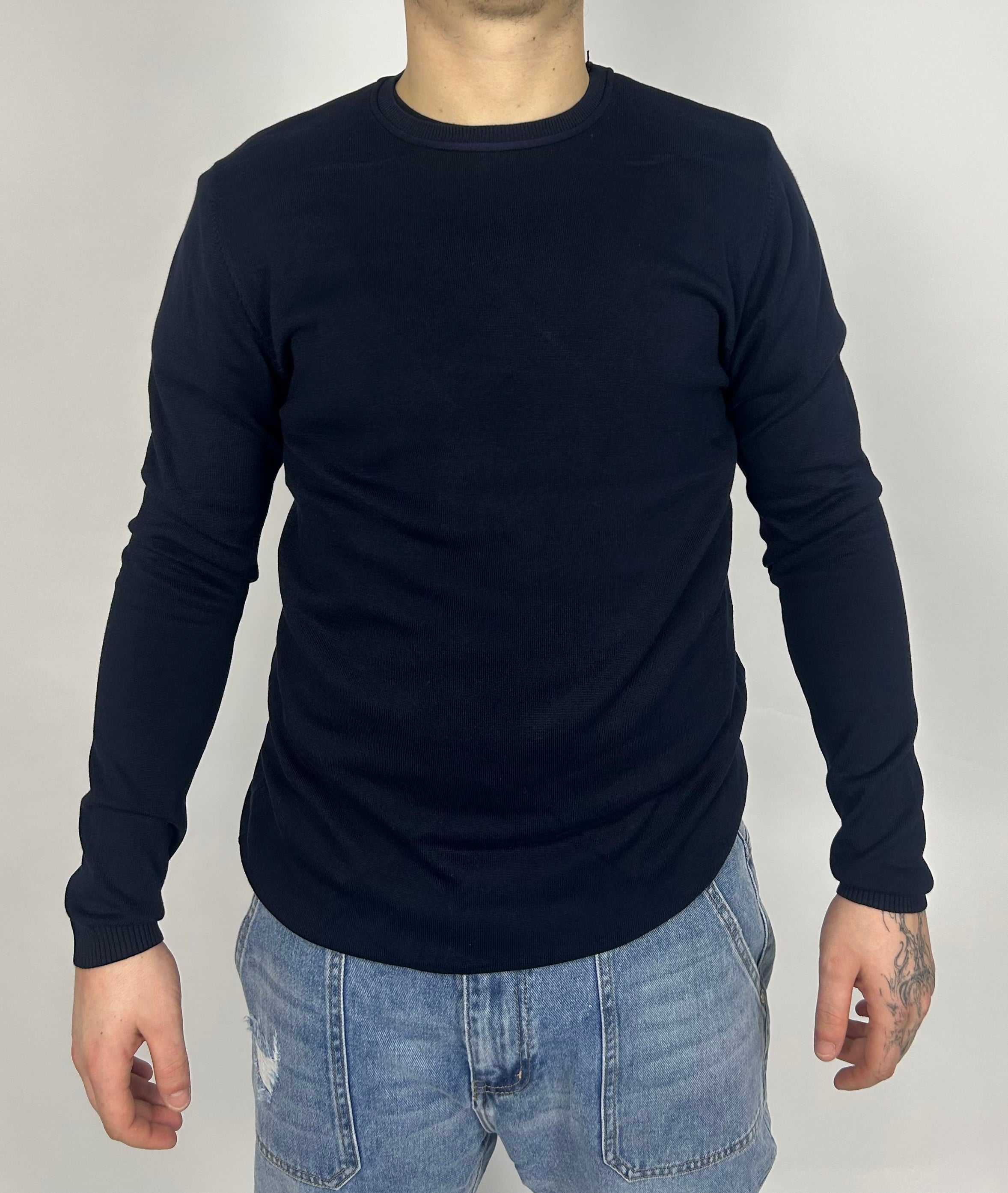 Maglioncino Cotone, Blu Navy - Landek