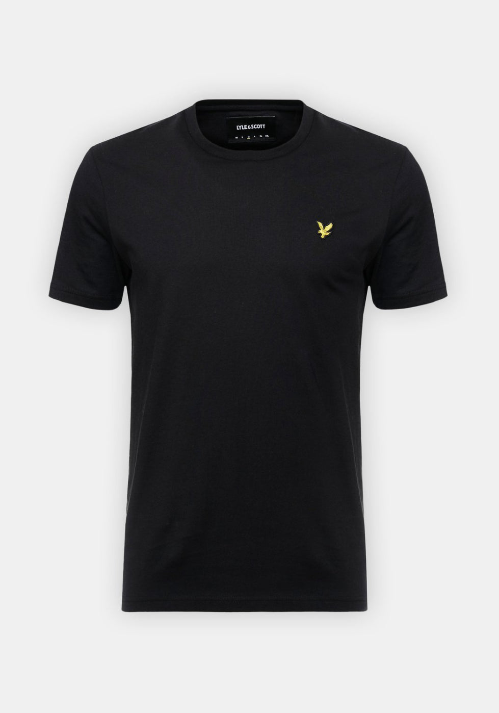 T-shirt Cotton Crew Neck, Jet Black - Lyle&Scott