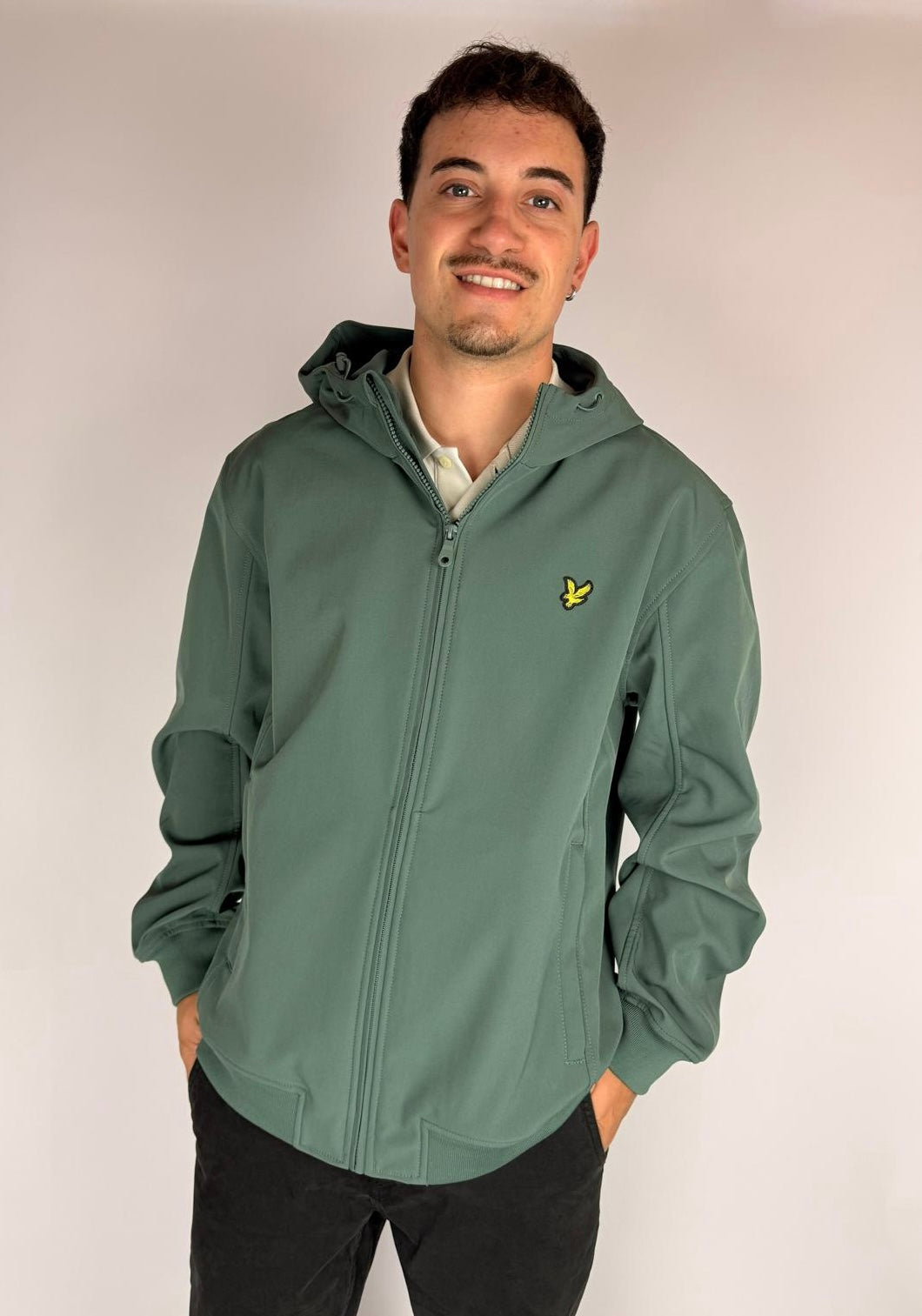Softshell Jacket, Green Mercurial - Lyle&Scott