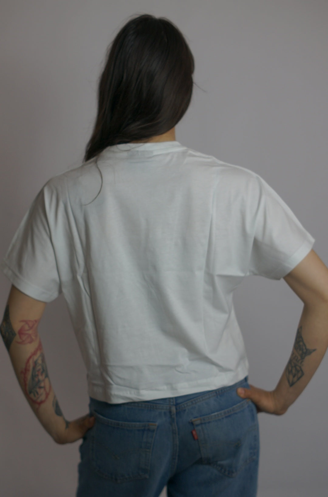 T-shirt Logo, Bianco/Nero - Disclaimer