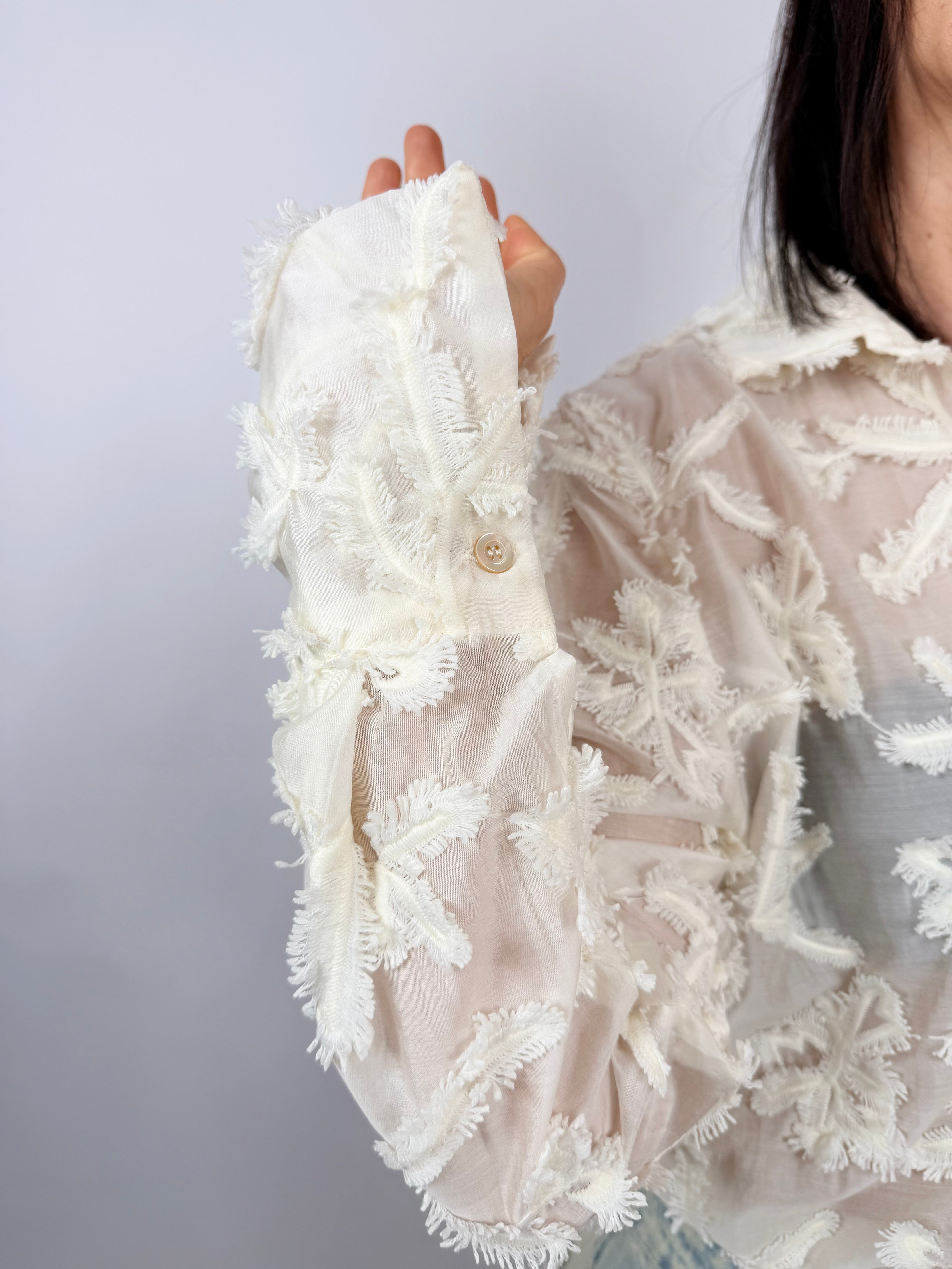 Camicia Fru Fru, Panna - Souvenir