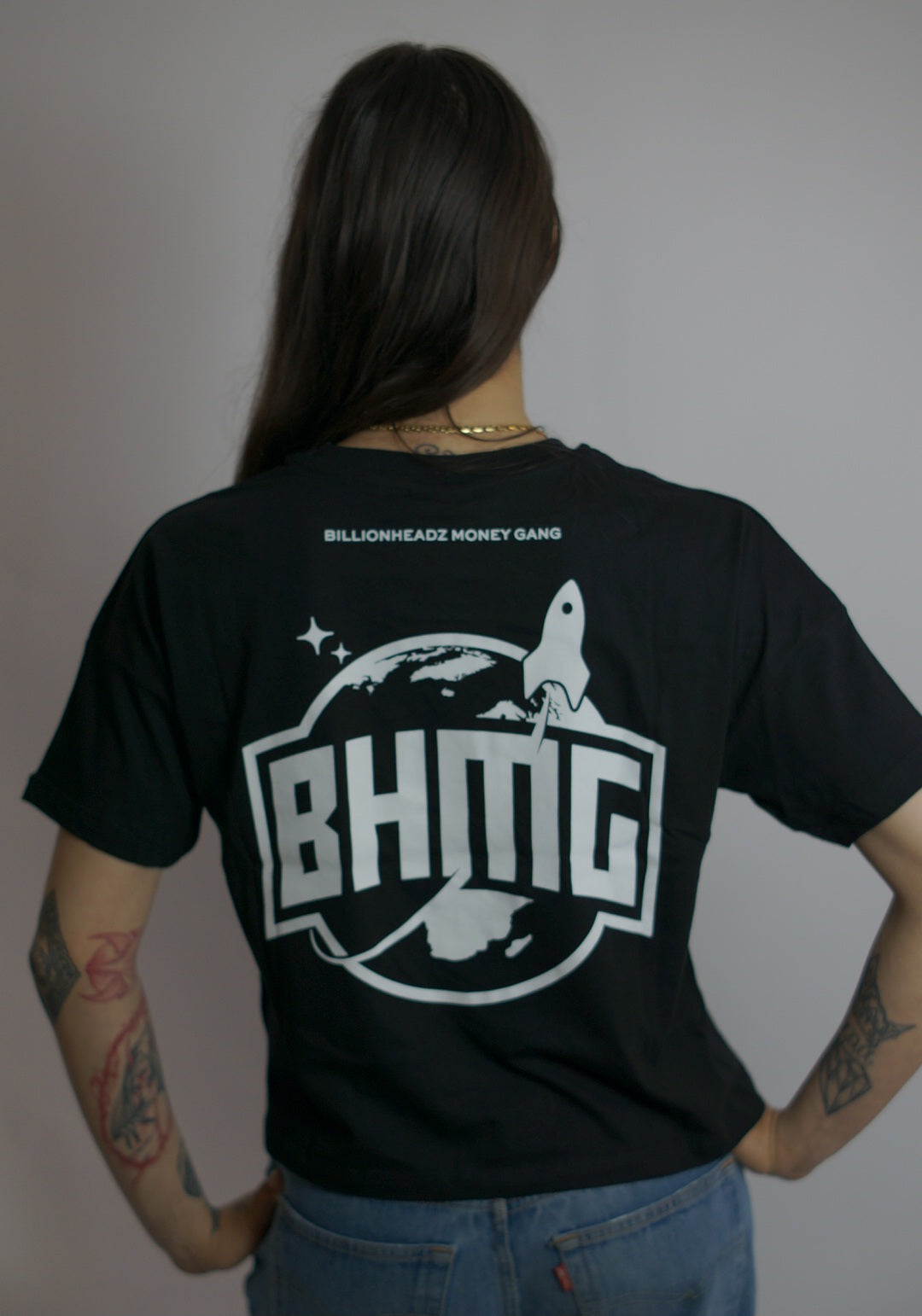 T-shirt Mini Logo, Nero - BHMG