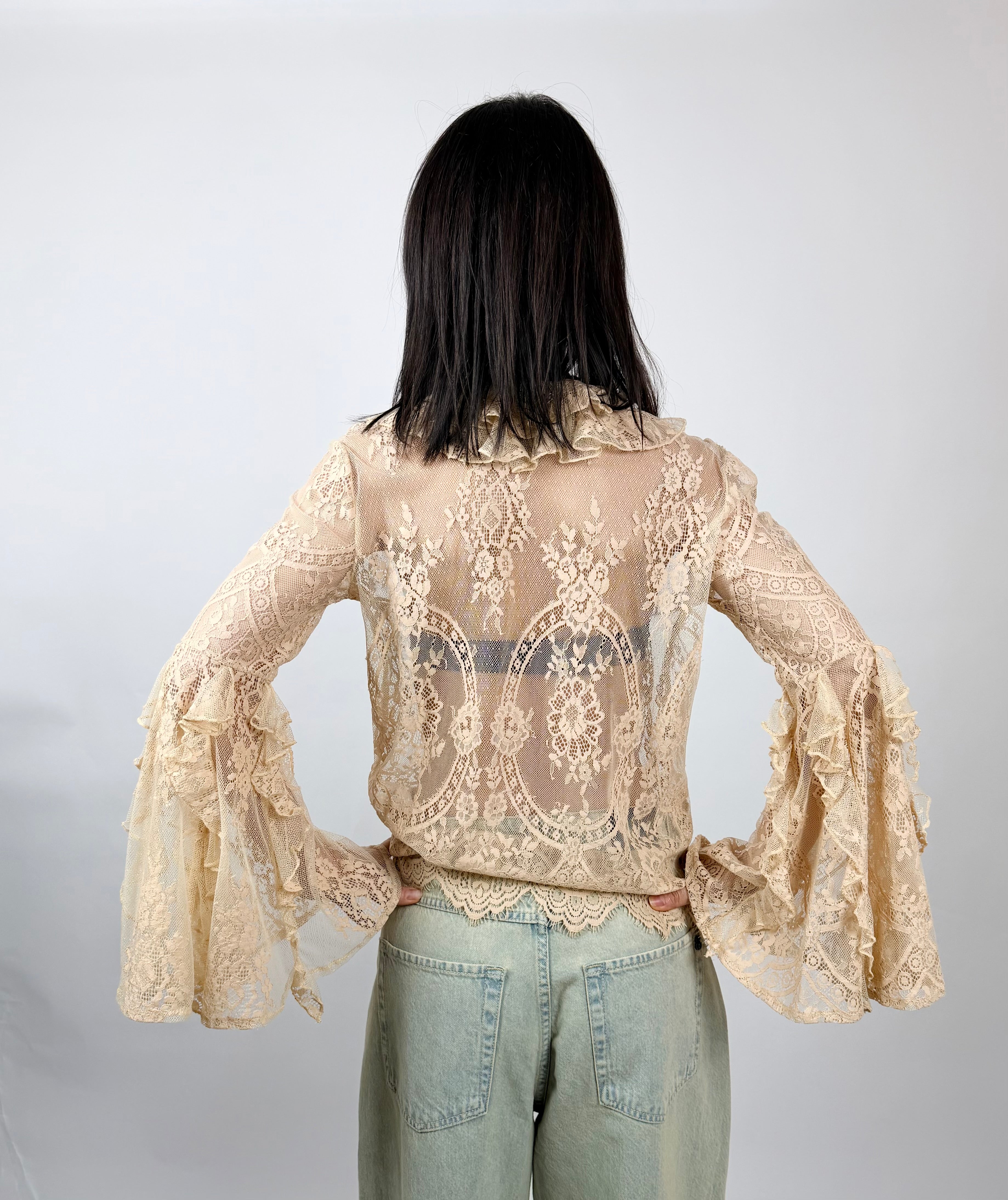 Camicia Pizzo, Nude - Souvenir