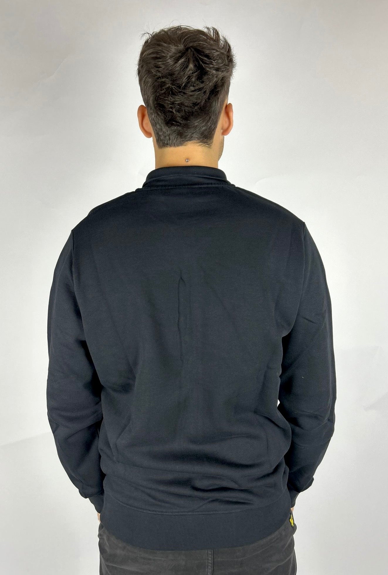 Zip Hoodie, Jet Black - Lyle&Scott