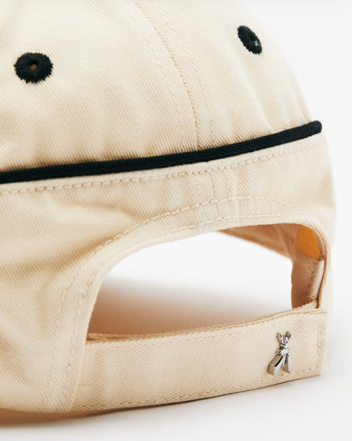 Cappello Baseball Cotone, Crema/Nero - Patrizia Pepe