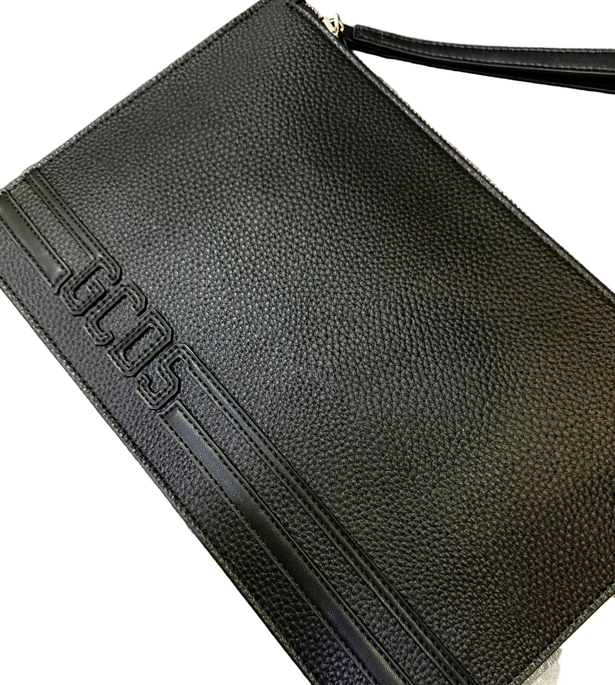 Pochette Logo Martellata, Nero - GCDS
