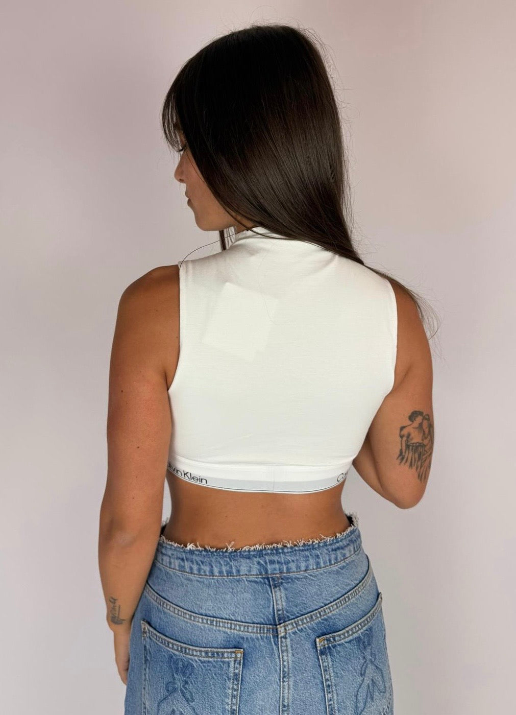 Top Colletto, Bianco - Calvin Klein
