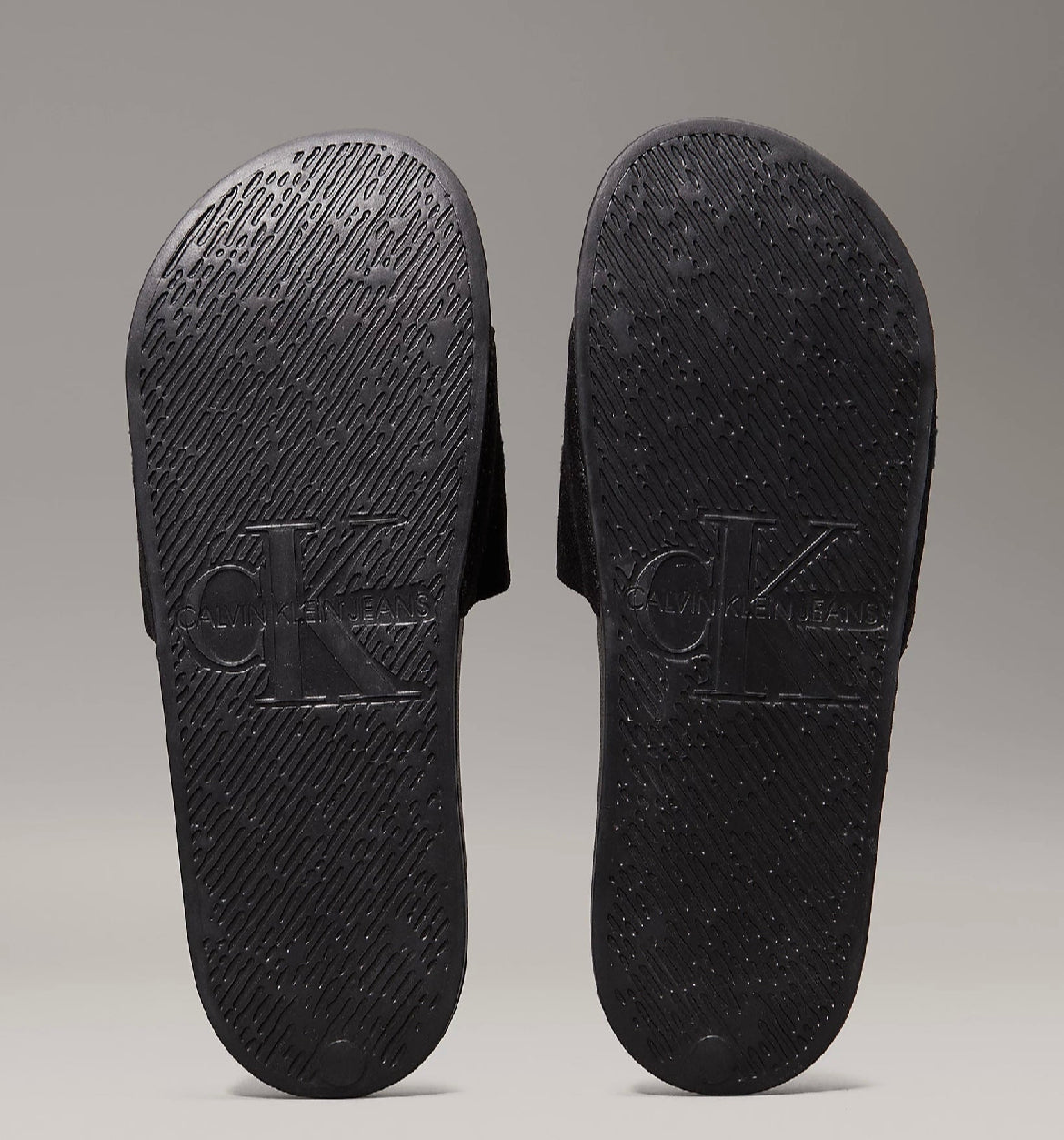 Ciabatta Tela Logo, Nero/Bianco - Calvin Klein