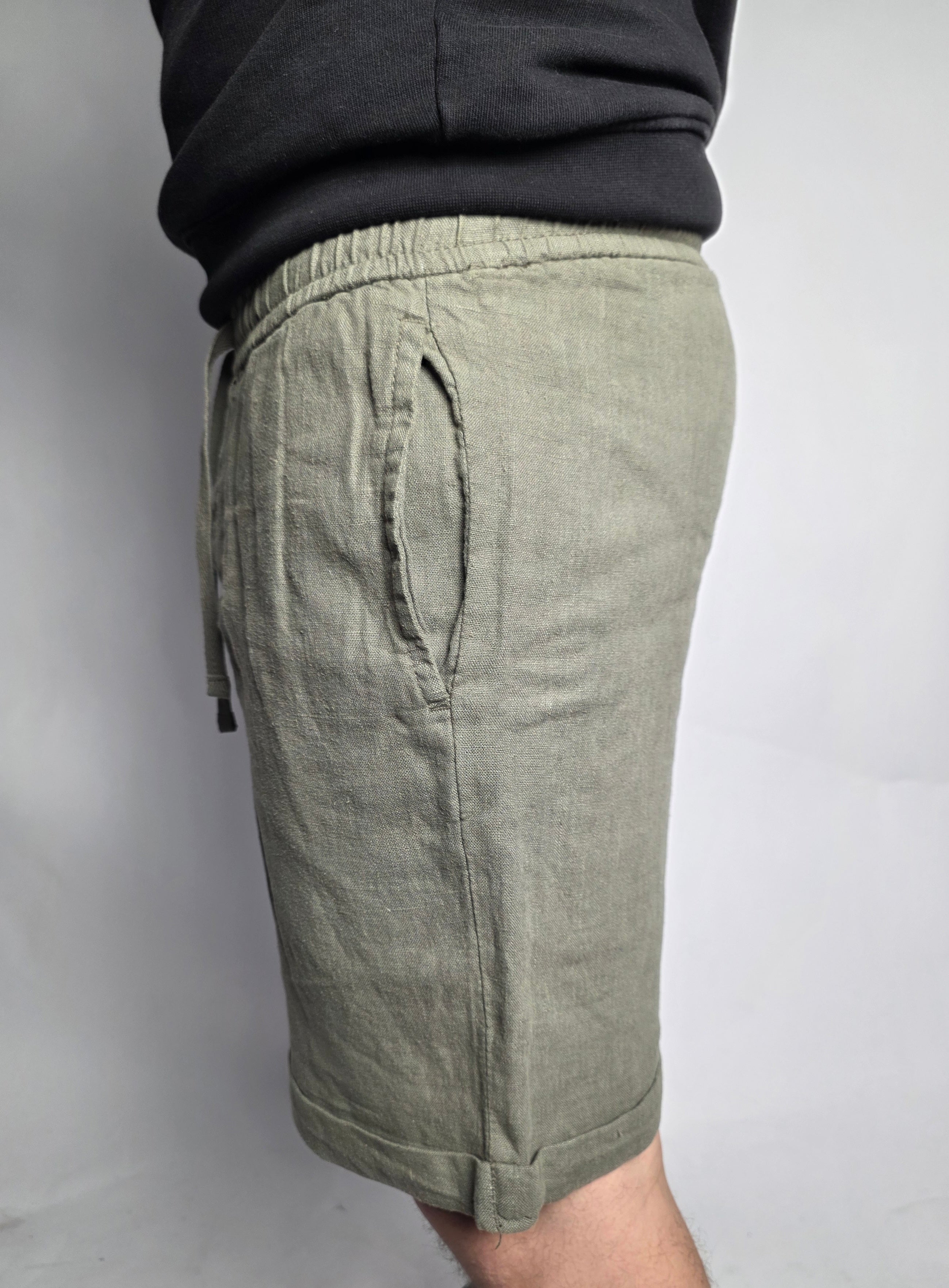 Pantaloncino Chino Lino, Militare - Lyle&Scott