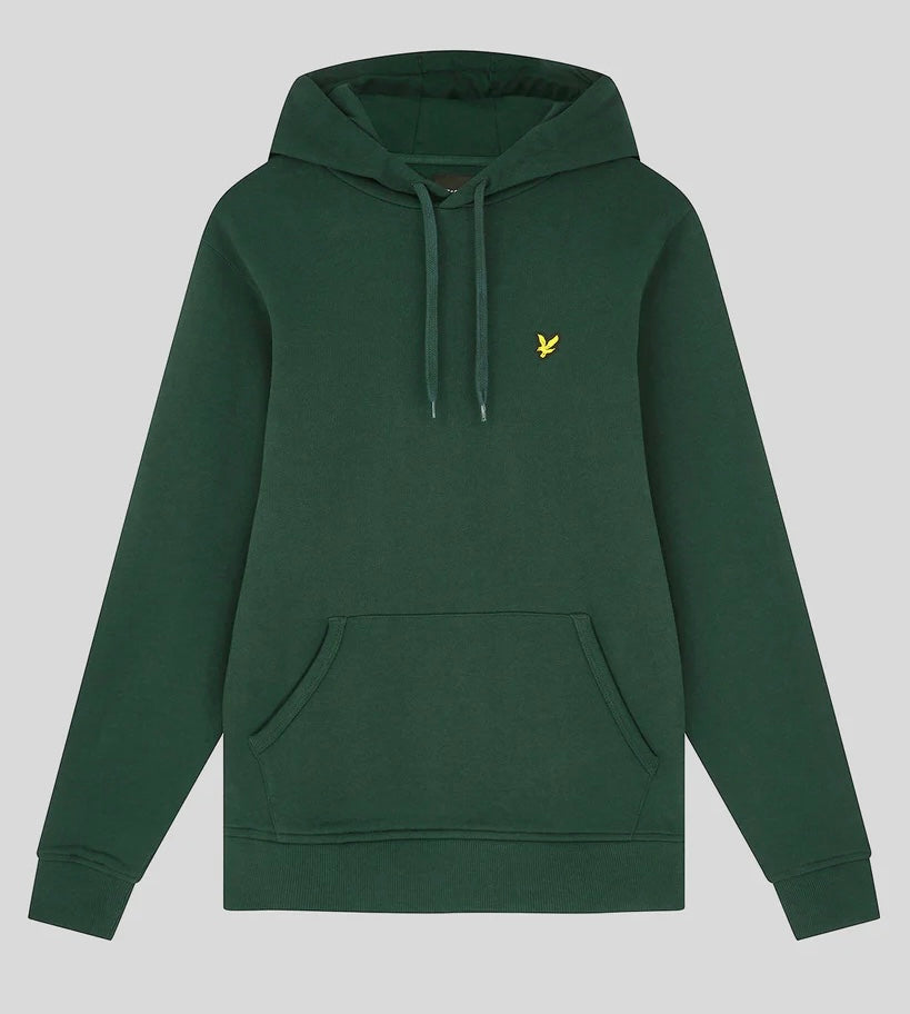 Felpa Con Cappuccio, Verde Bosco - Lyle&Scott