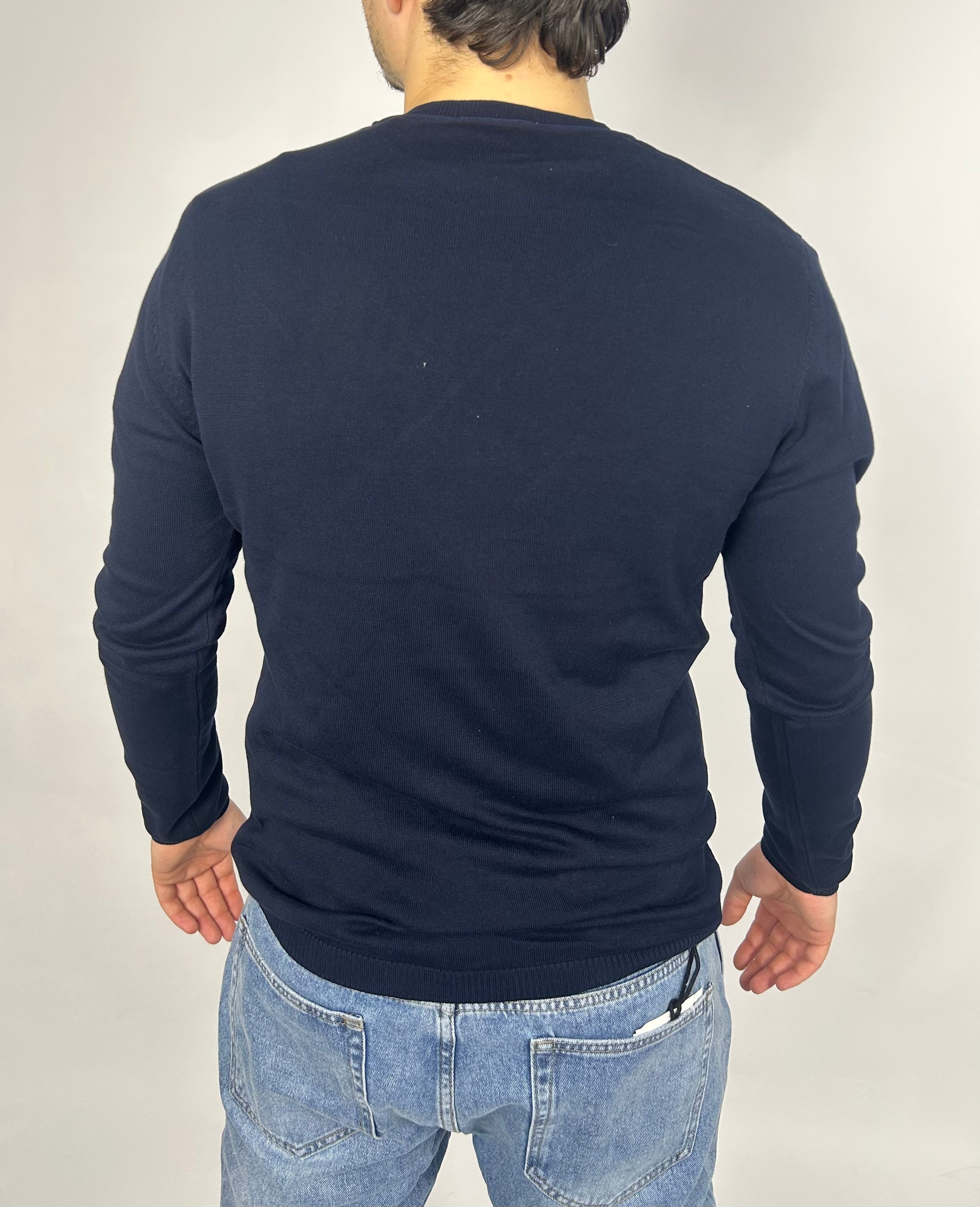 Maglioncino Cotone, Blu Navy - Landek