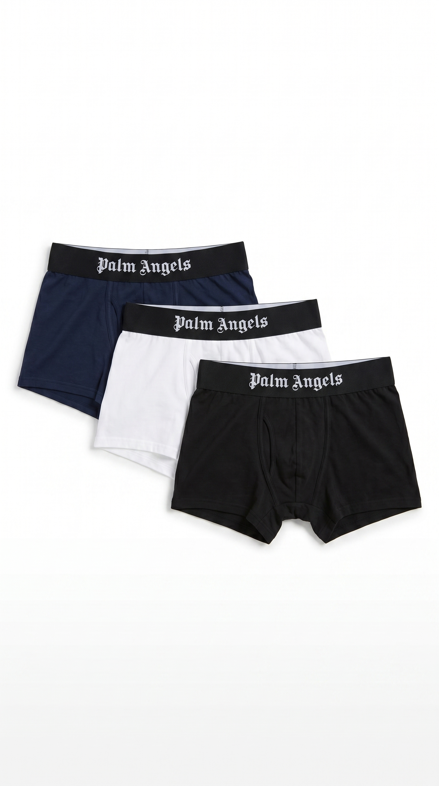 3Pack Boxer Logo, Blu/Nero/Bianco - Palm Angels