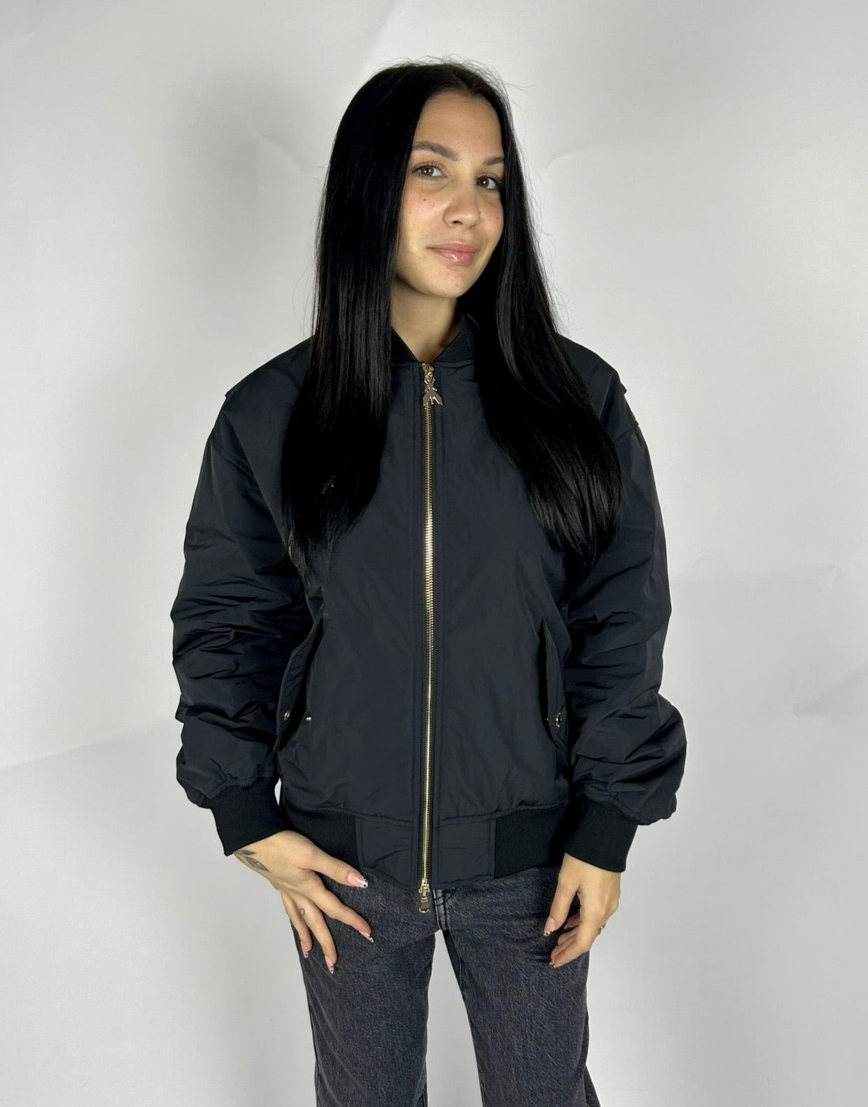 Bomber Rose, Nero - Patrizia Pepe