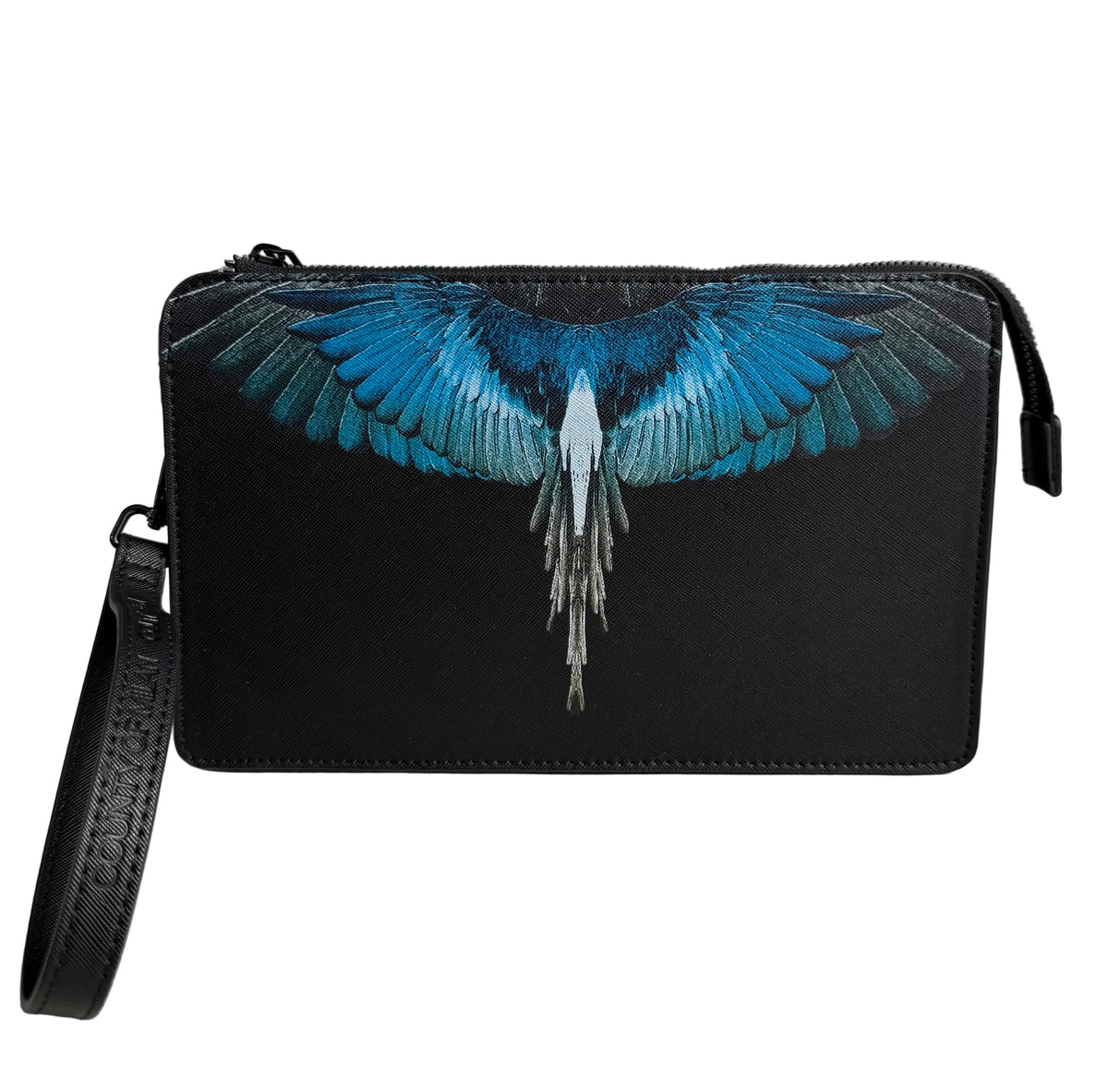 Pochette Rigida Light Blue Wings, Nero - County Of Milan
