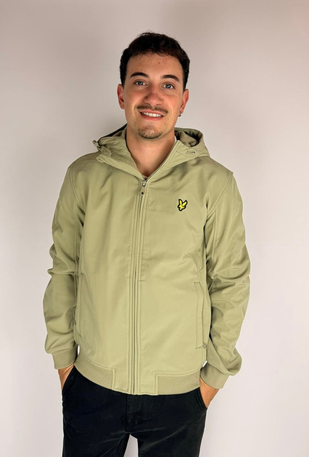 Softshell Jacket Padded, Sand - Lyle&Scott