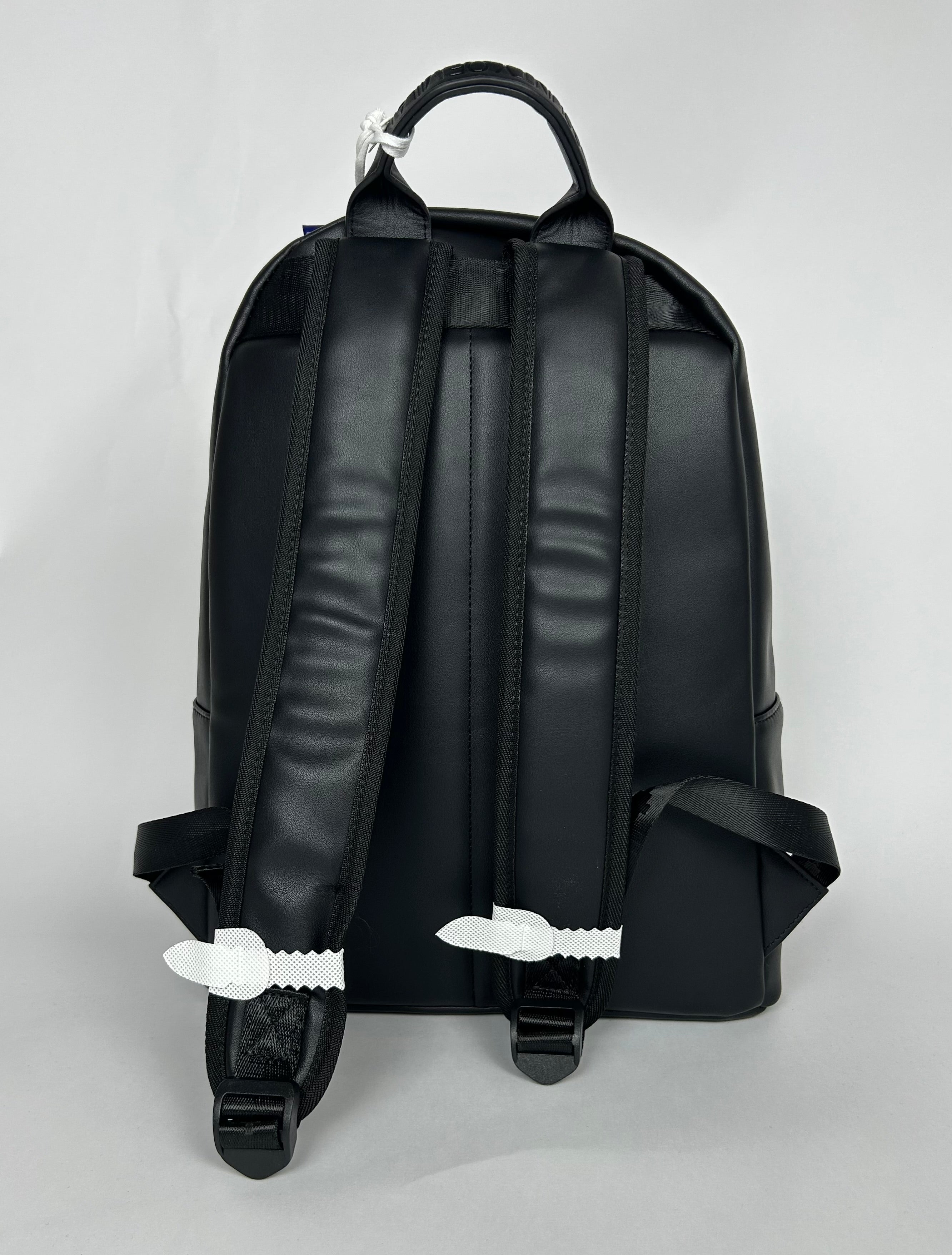 Backpack Ecopelle Stylized Wings, Jet Black - County Of Milan