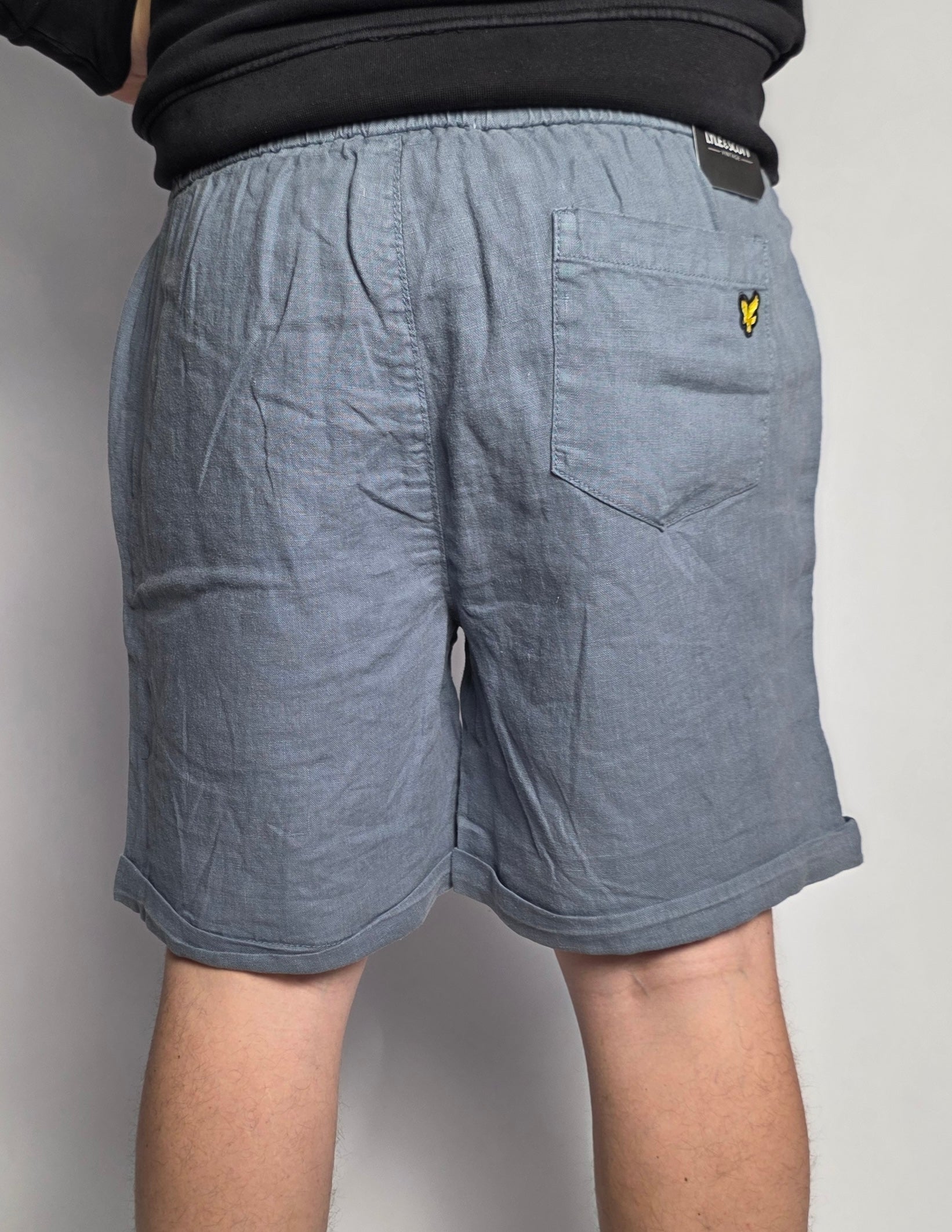 Pantaloncino Chino Lino, Polvere - Lyle&Scott