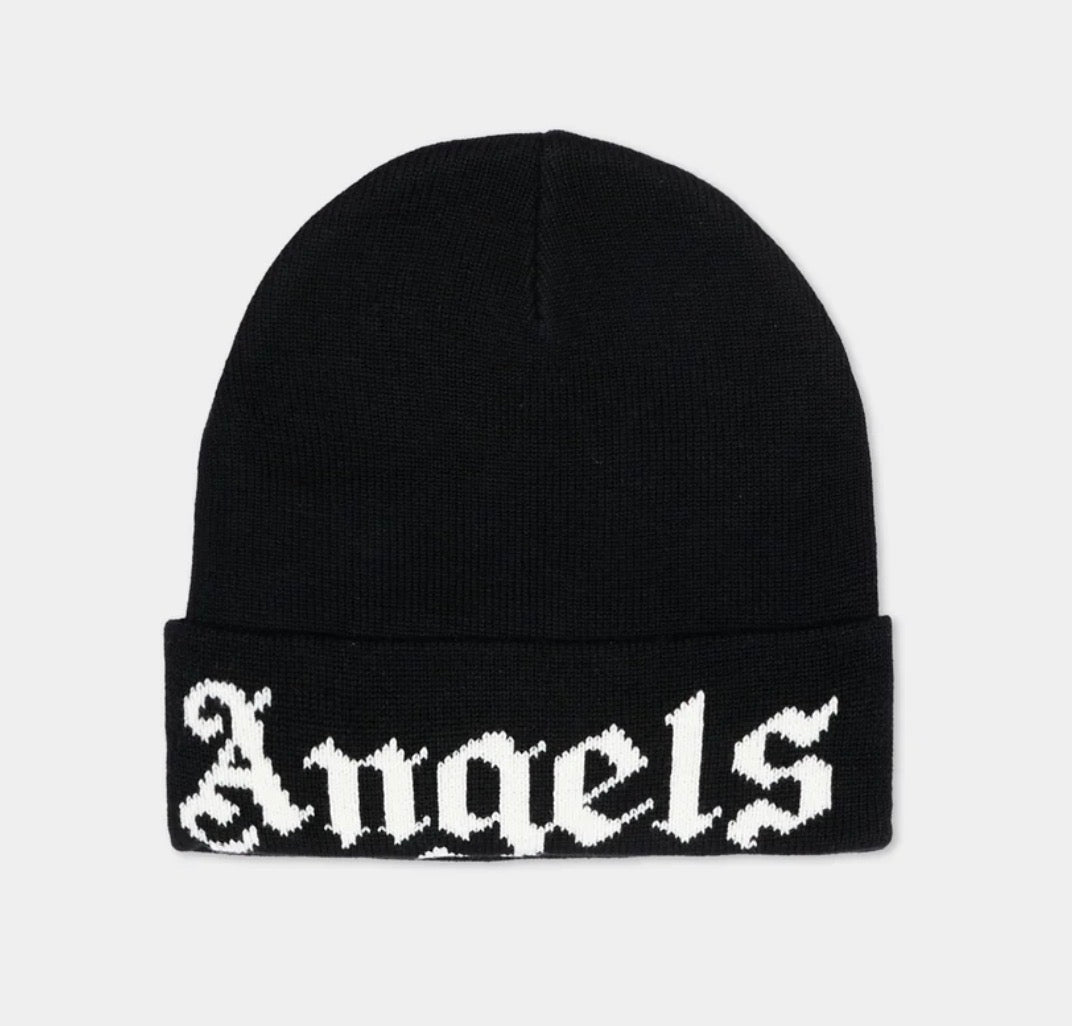 Berretto Big Logo Fronte Retro, Nero - Palm Angels