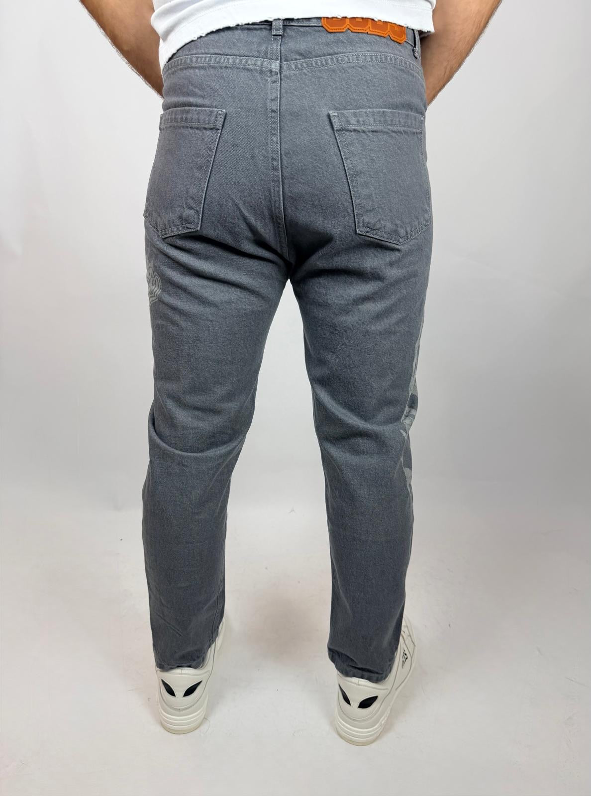 Jeans Carrot Riders, Grigio - GCDS
