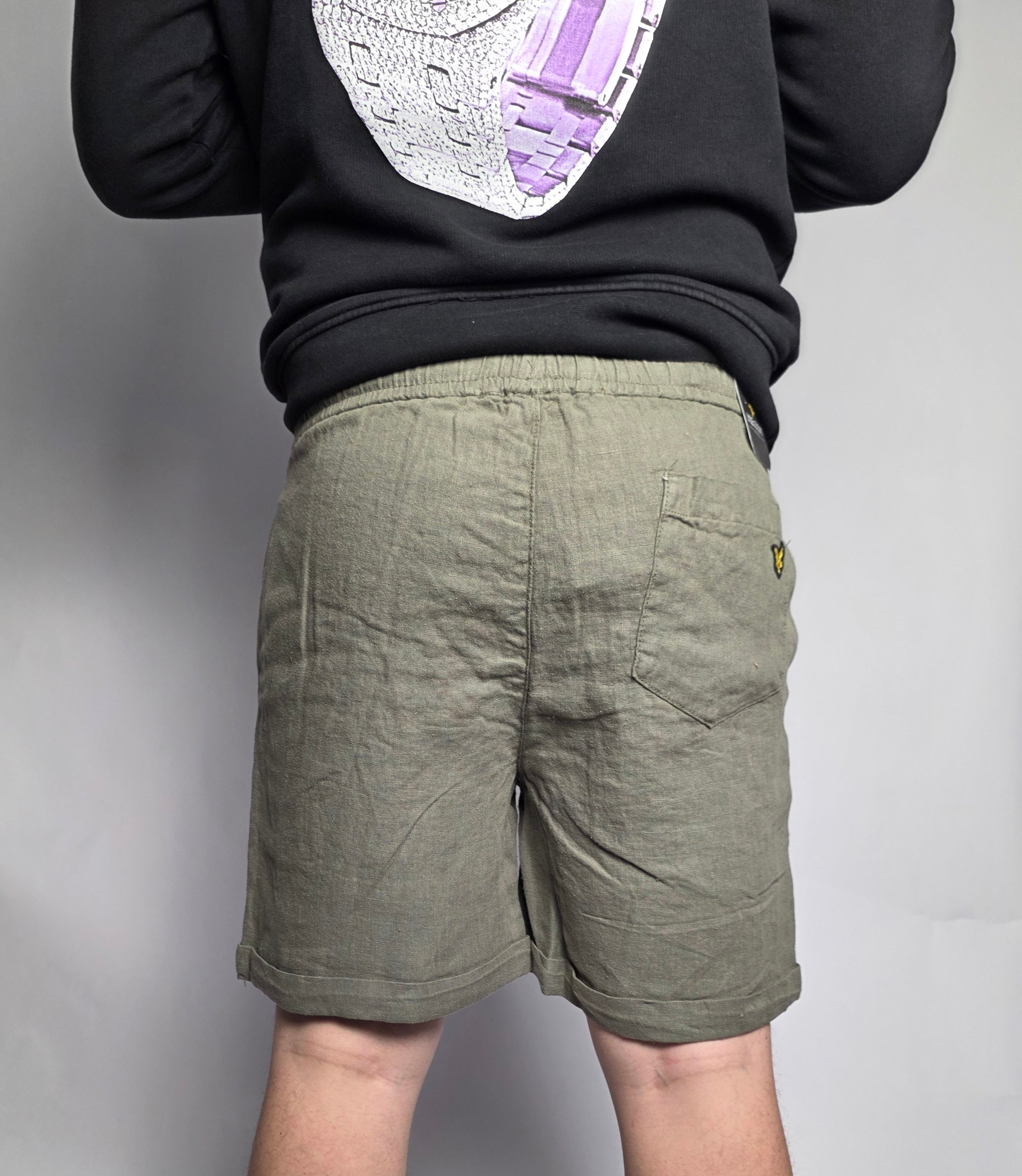 Pantaloncino Chino Lino, Militare - Lyle&Scott