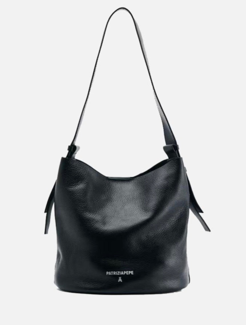 Borsa Secchiello Medio, Never Nero - Patrizia Pepe