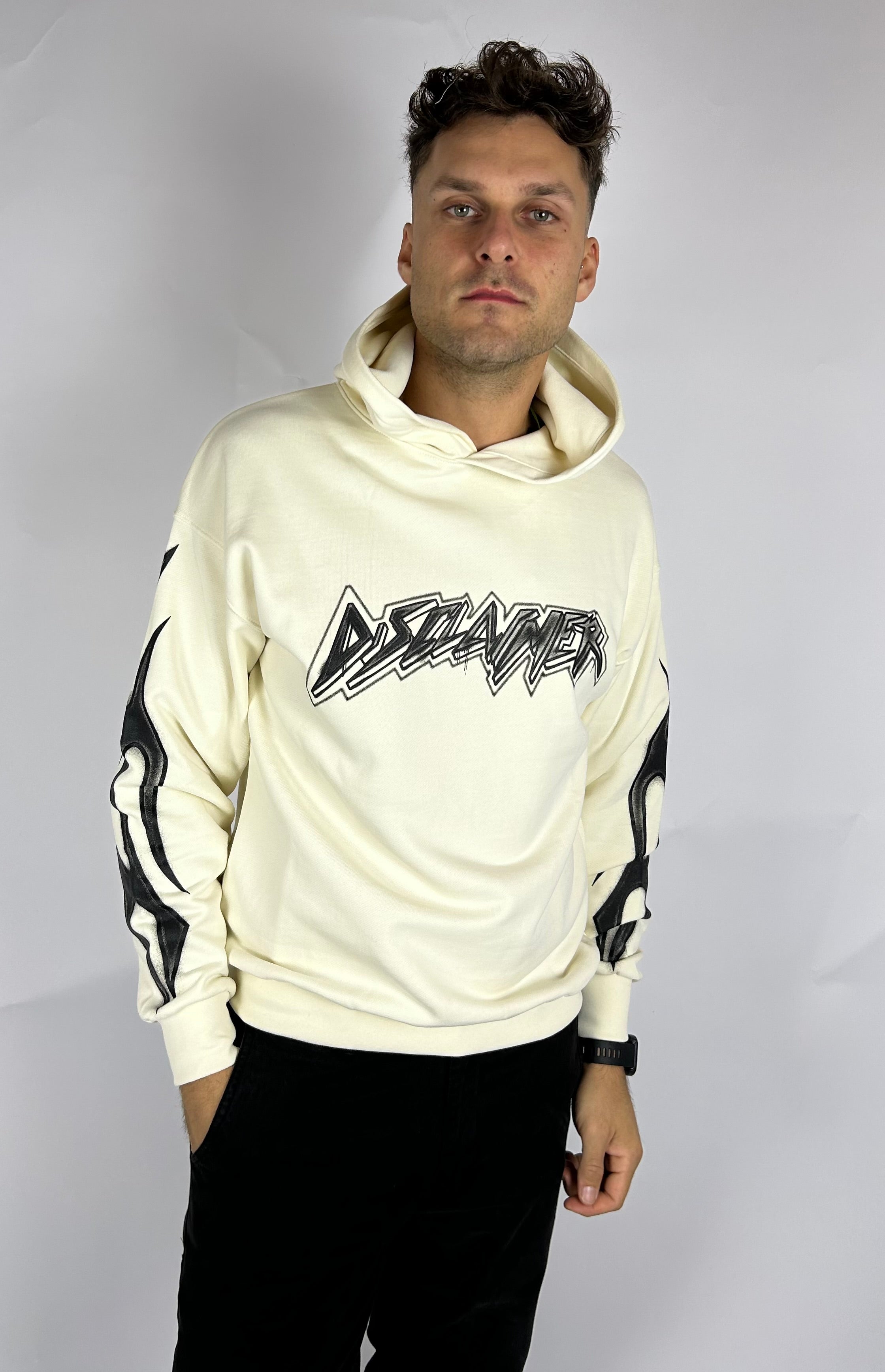 Hoodie Flame, Latte - Disclaimer