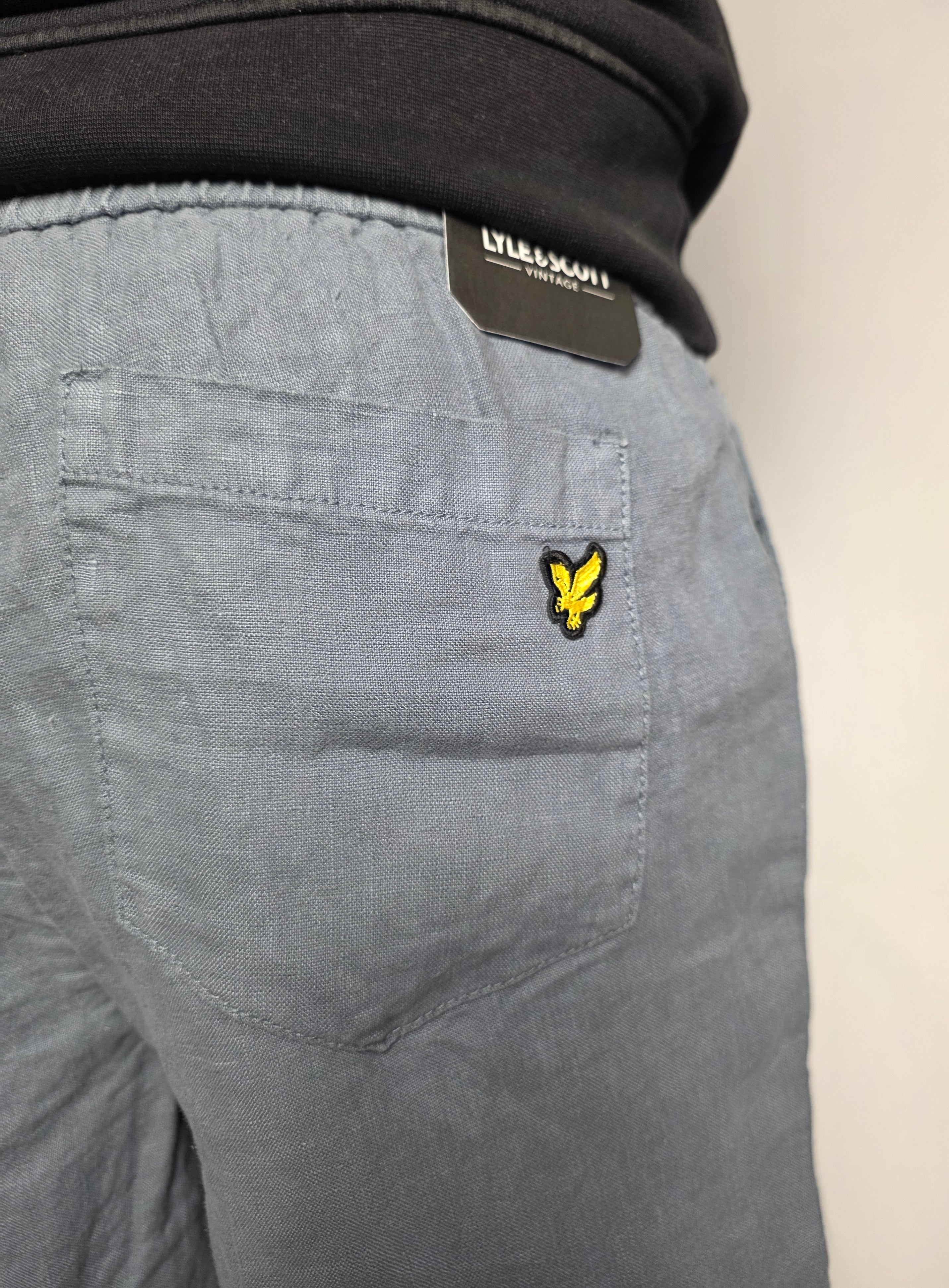 Pantaloncino Chino Lino, Polvere - Lyle&Scott