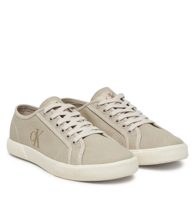 Sneakers In Tela, Beige - Calvin Klein